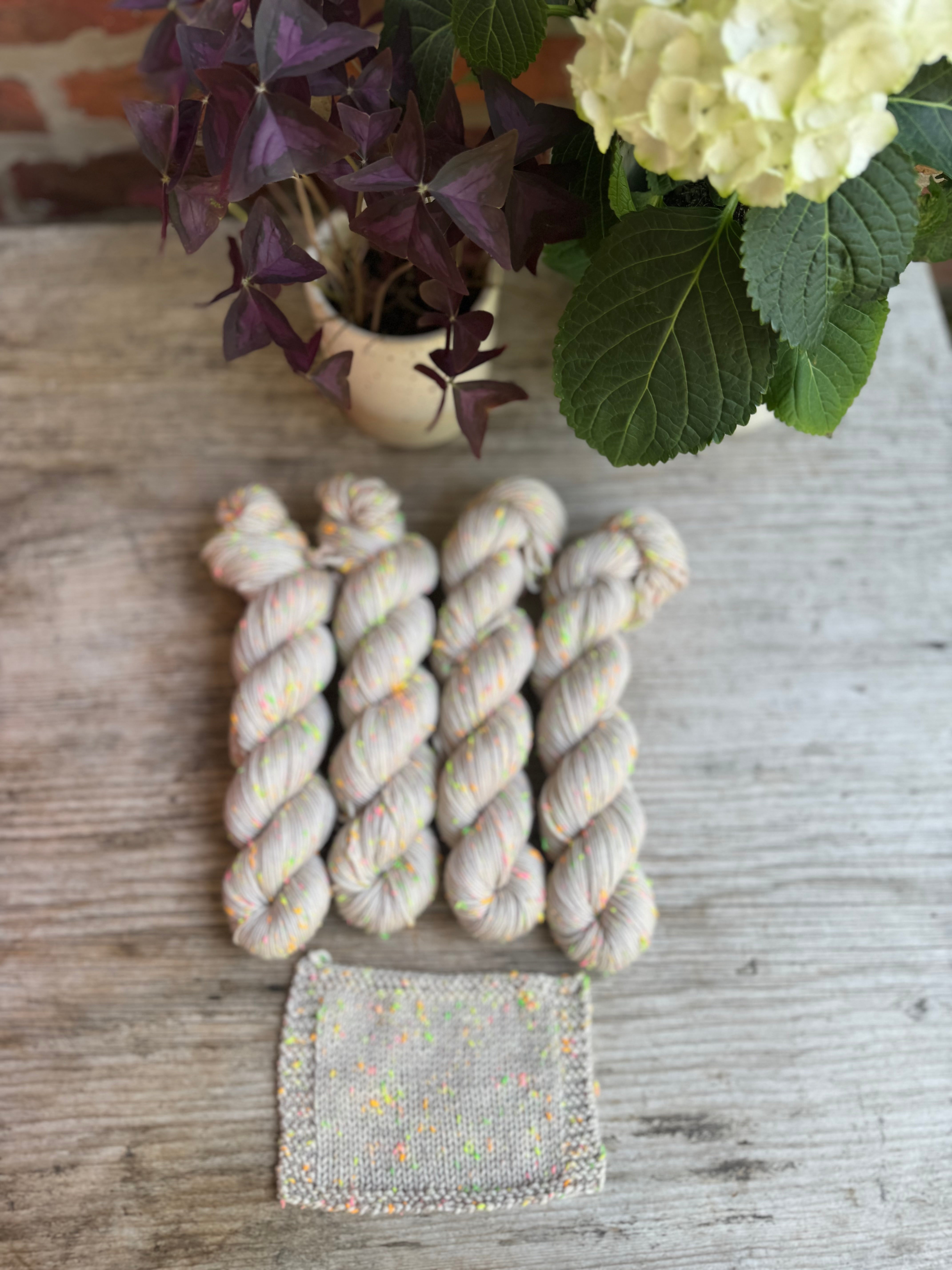 Pampas Grass Neon Nep yarn!