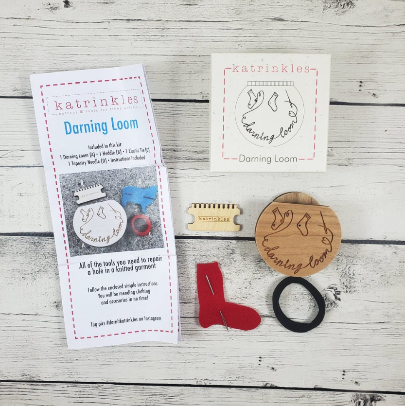 Katrinkles Smaller Darning and Mending Loom Kit