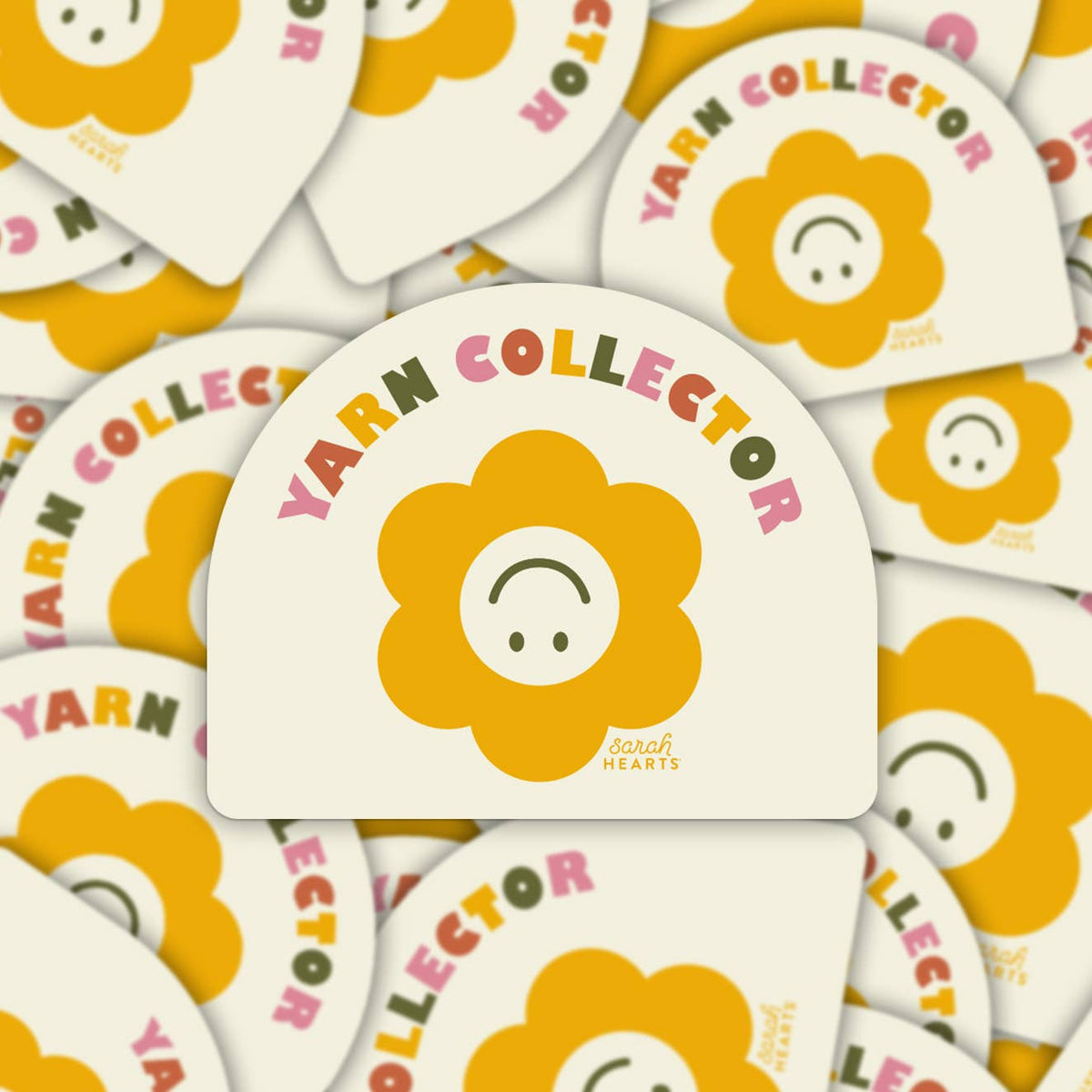 Yarn Collector Sticker - Vinyl Waterproof Sticker – botanical yarn