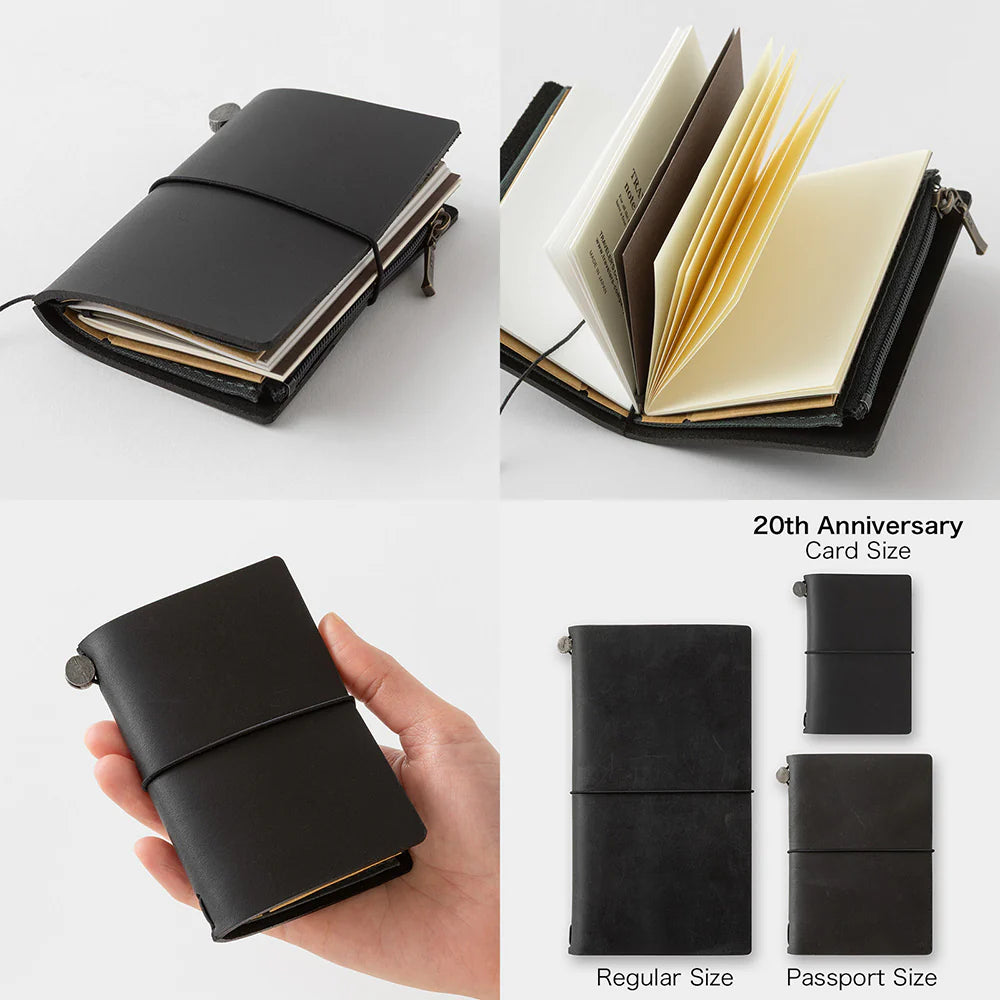 PREORDER - TRAVELER'S Notebook 20th Anniversary Set Black