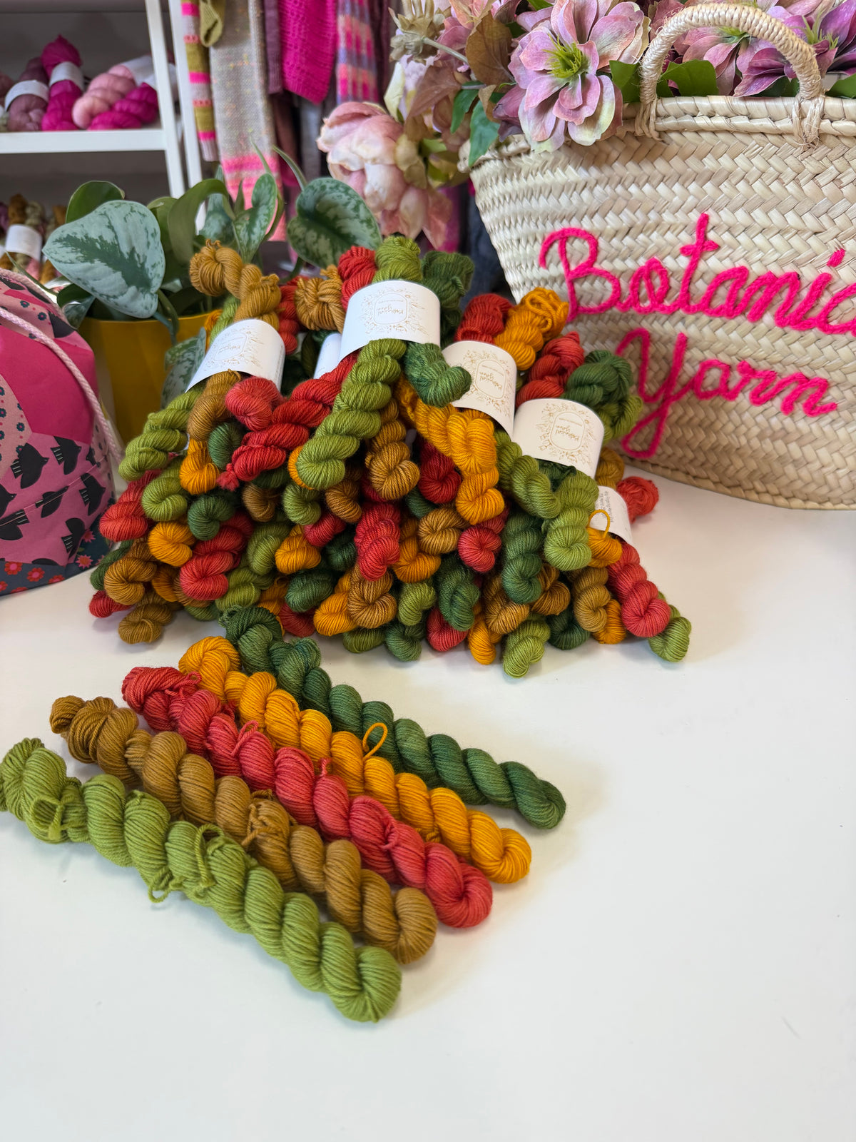 Dyed to order - A Woolen Affair - Leaf Peeping 5 x 20g Mini Skein Set