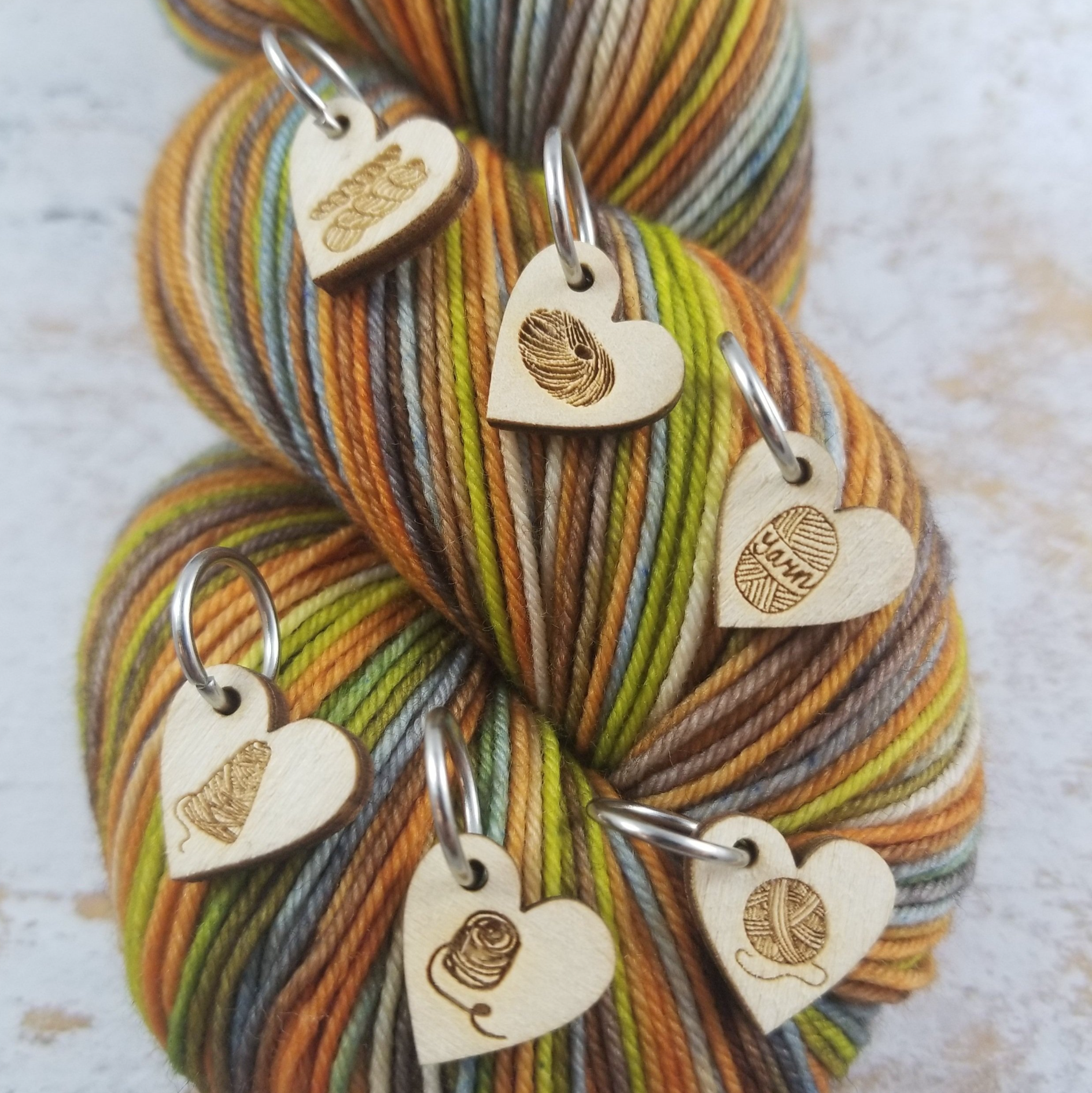 Katrinkles Yarn Love Stitch Marker Set