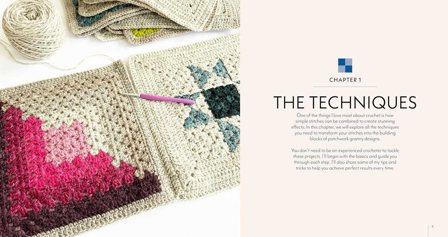 Patchwork Granny Square Blankets book by Anita Gibney