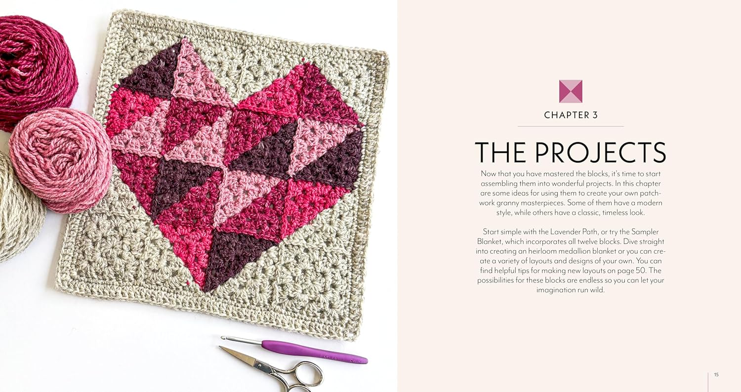 Patchwork Granny Square Blankets book by Anita Gibney