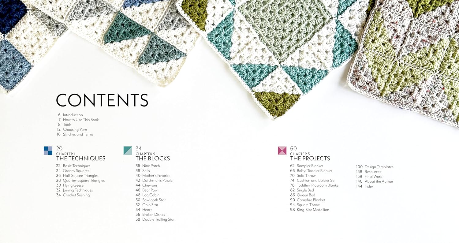 Patchwork Granny Square Blankets book by Anita Gibney