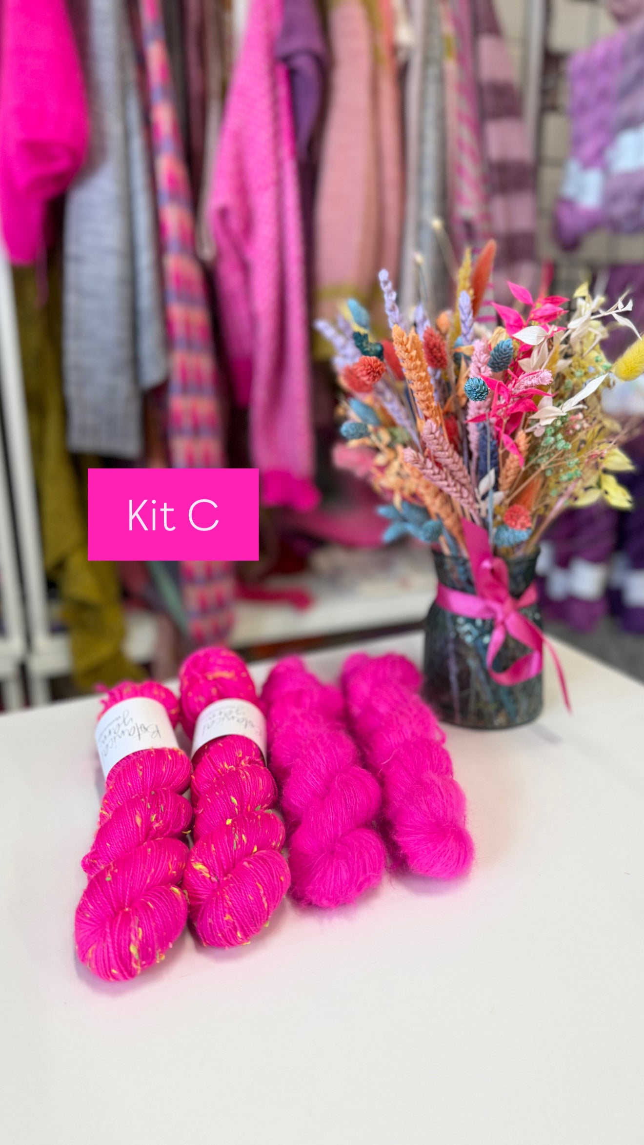 Poppy Pullover Kit by Andrea Mowry (Mohair & 4ply)