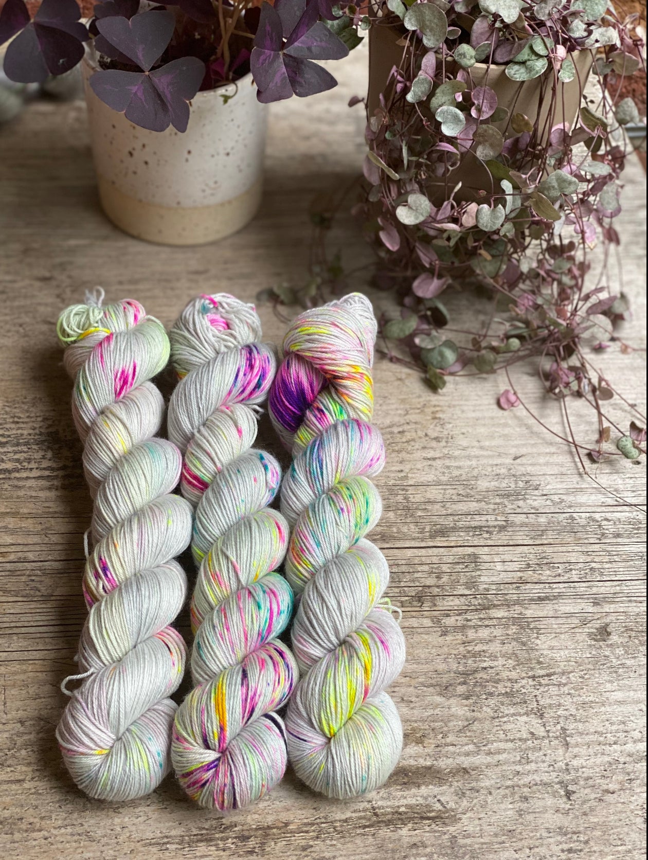 Dyed to order - Everyone is welcome in my garden colourway