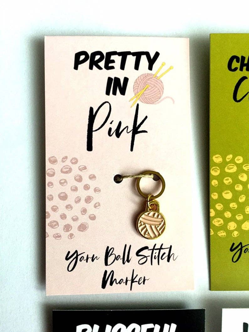Yarn Ball Stitch Markers (singles)