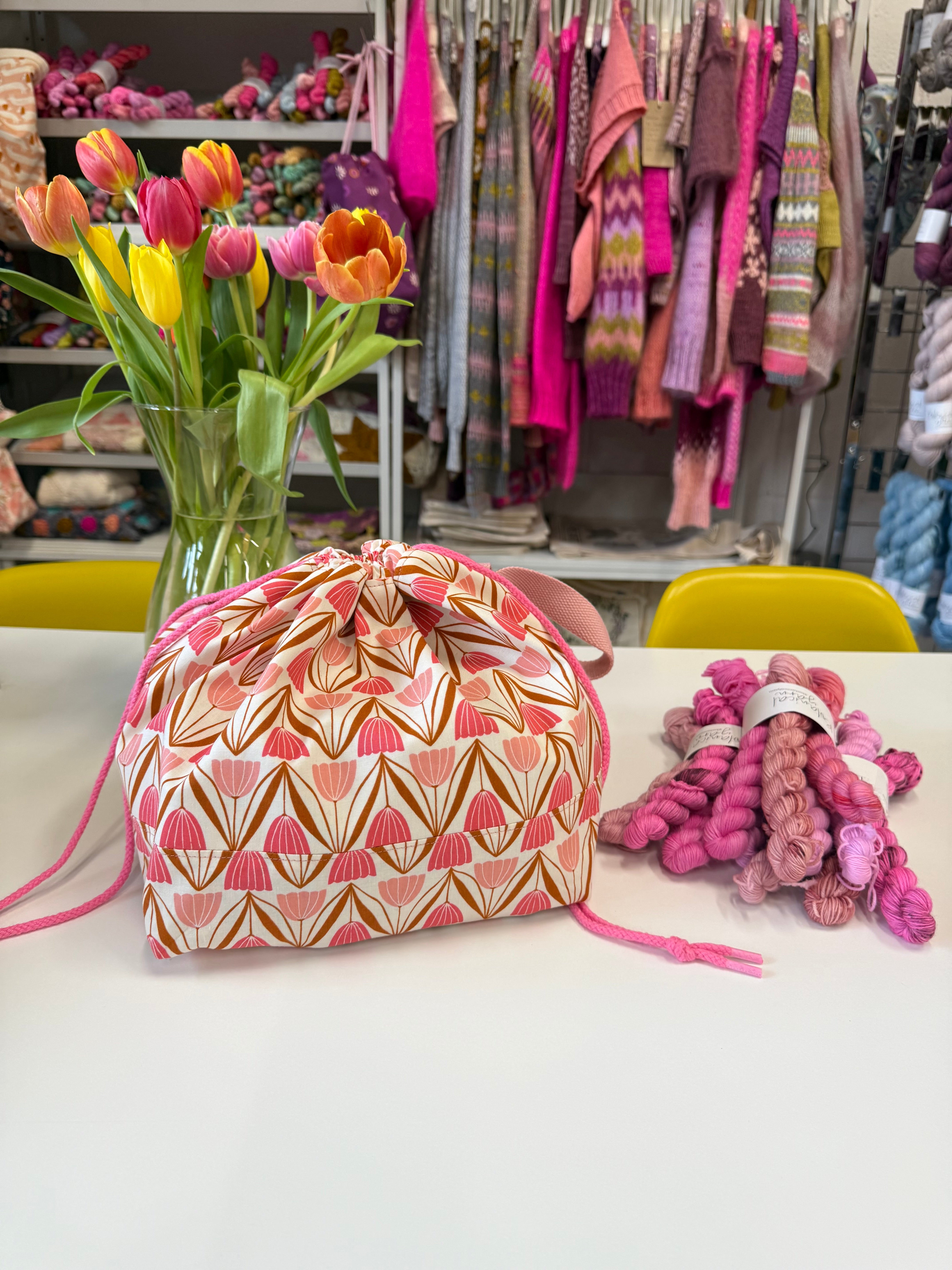 Made to order - Project Bag Style 01 - Tulips 🌷
