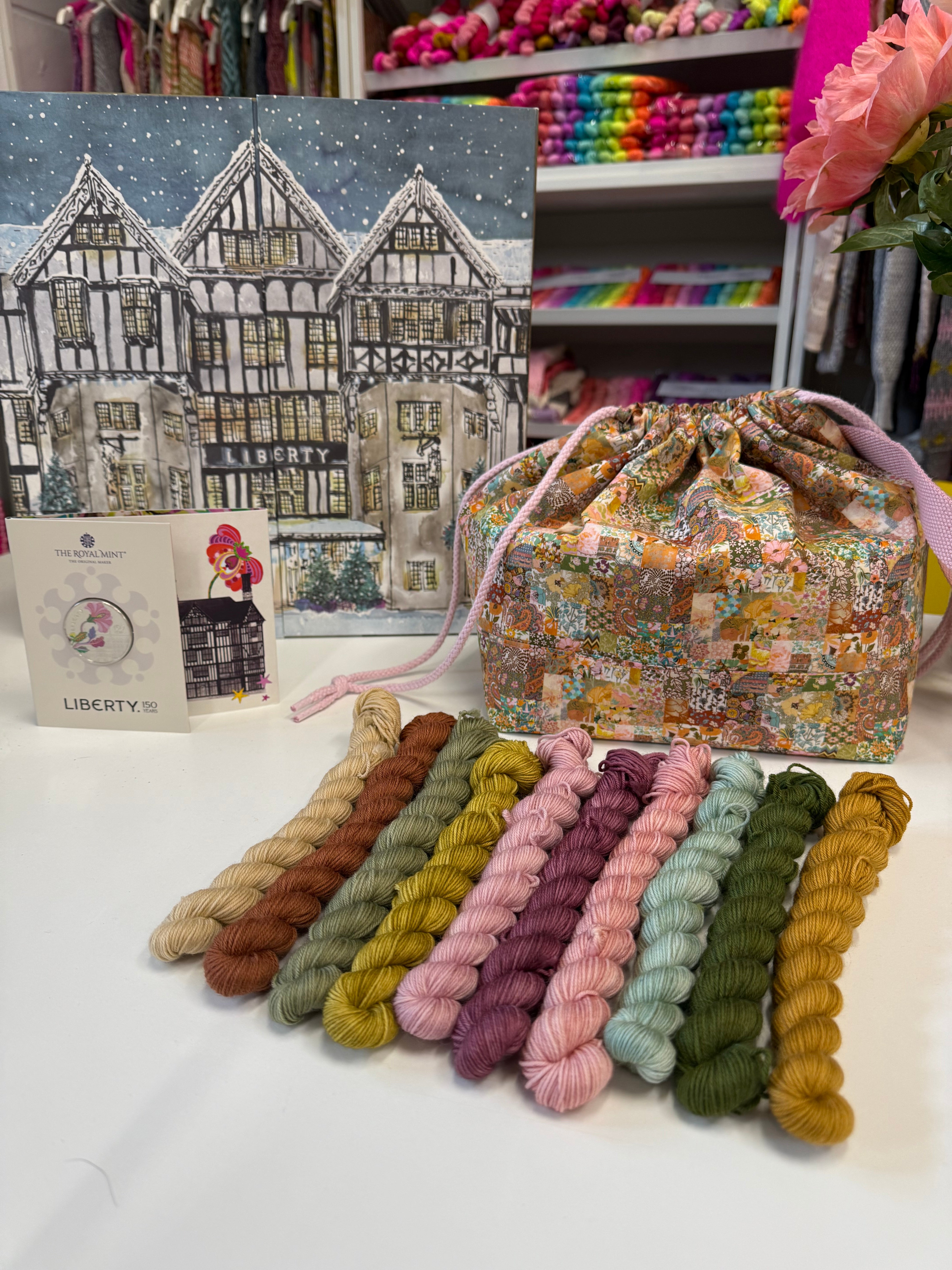 Ready to ship - Liberty 150 Years - Patchwork 10 x 20g Mini Skein Set