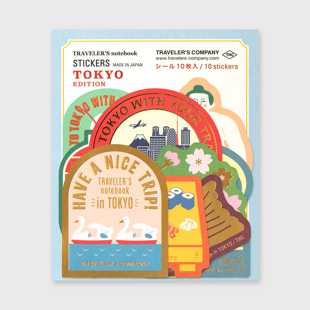 TRAVELER'S Notebook Sticker Set TOKYO EDITION *Pre-Order