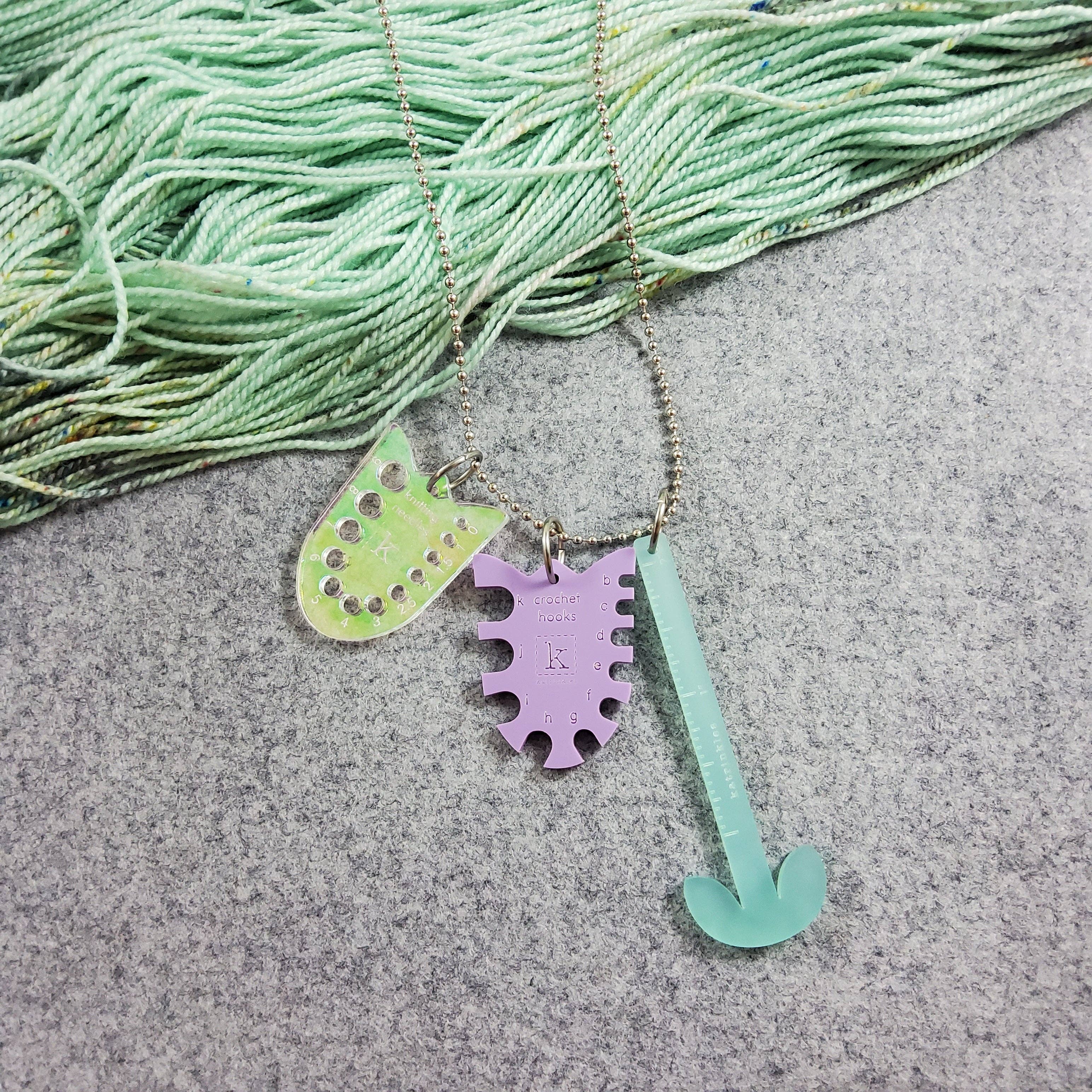 Tiny Tool Flower Necklace