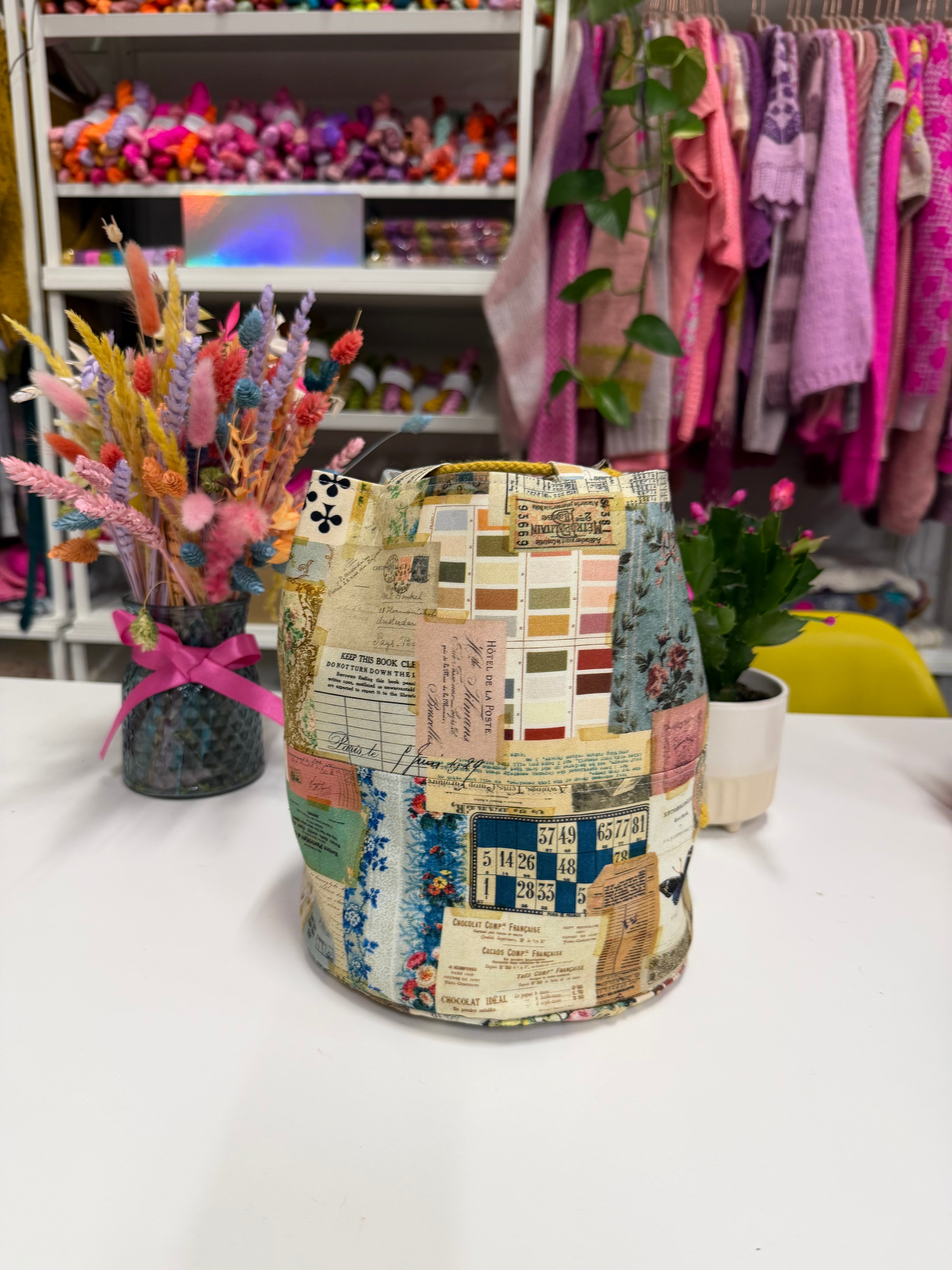 Made to order - Project Bag Style 05 - Journal Patchwork