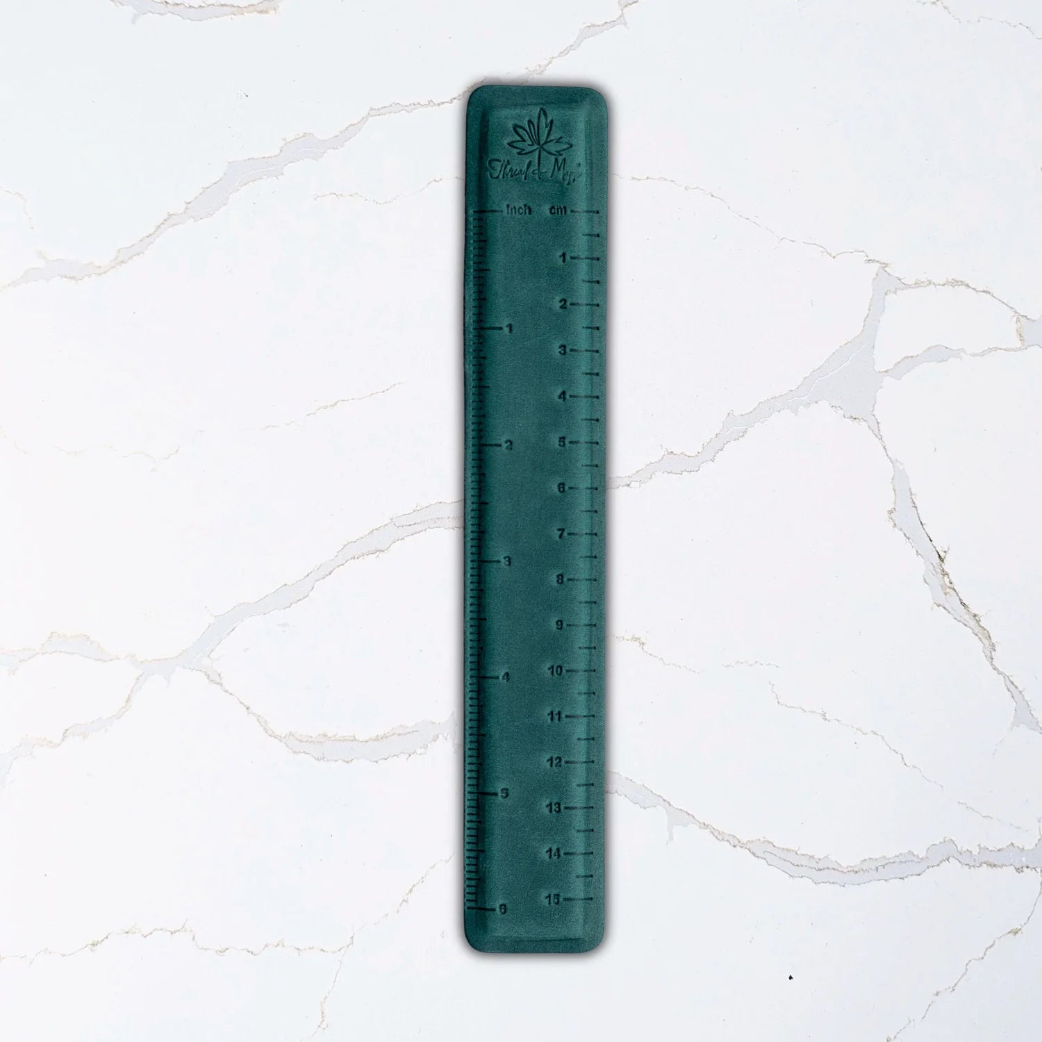 Thread & Maple Magnetic Leather Ruler