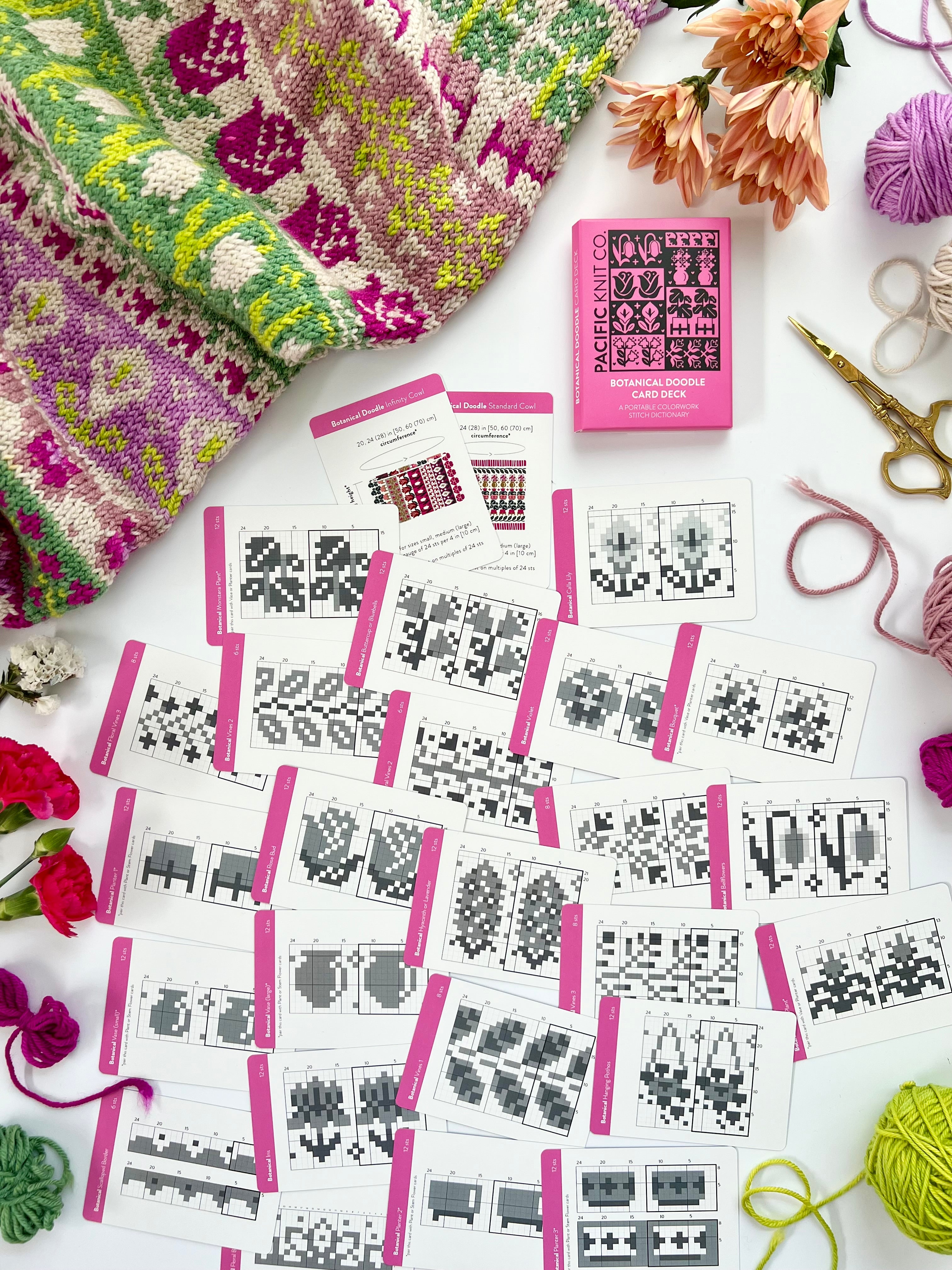 Botanical Doodle Deck by Pacific Knit Co