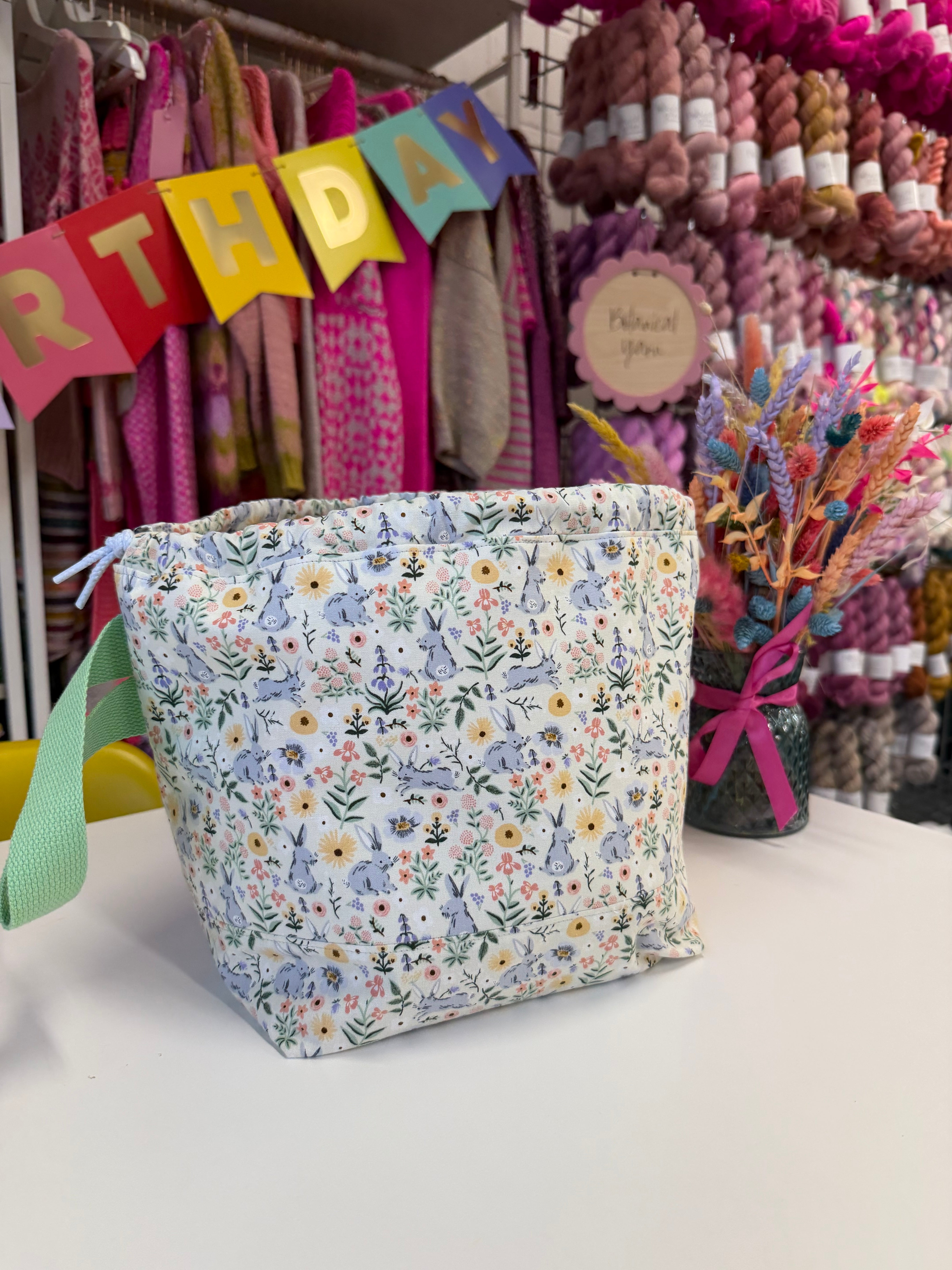 READY TO SHIP  - Project Bag Style 01 - Easter Bunnies