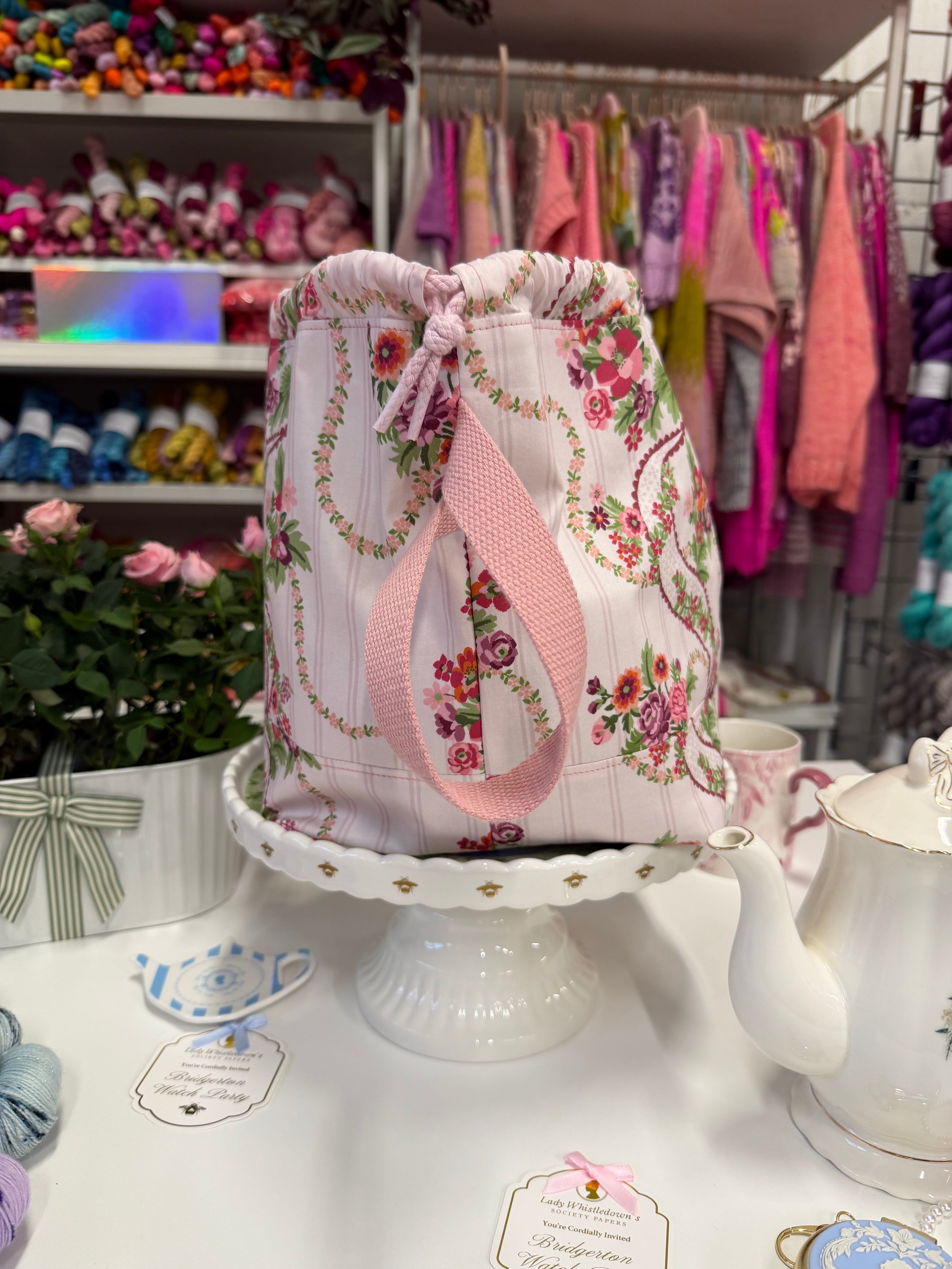 Made to order - Project Bag Style 01 - Liberty London Bridgerton Rose