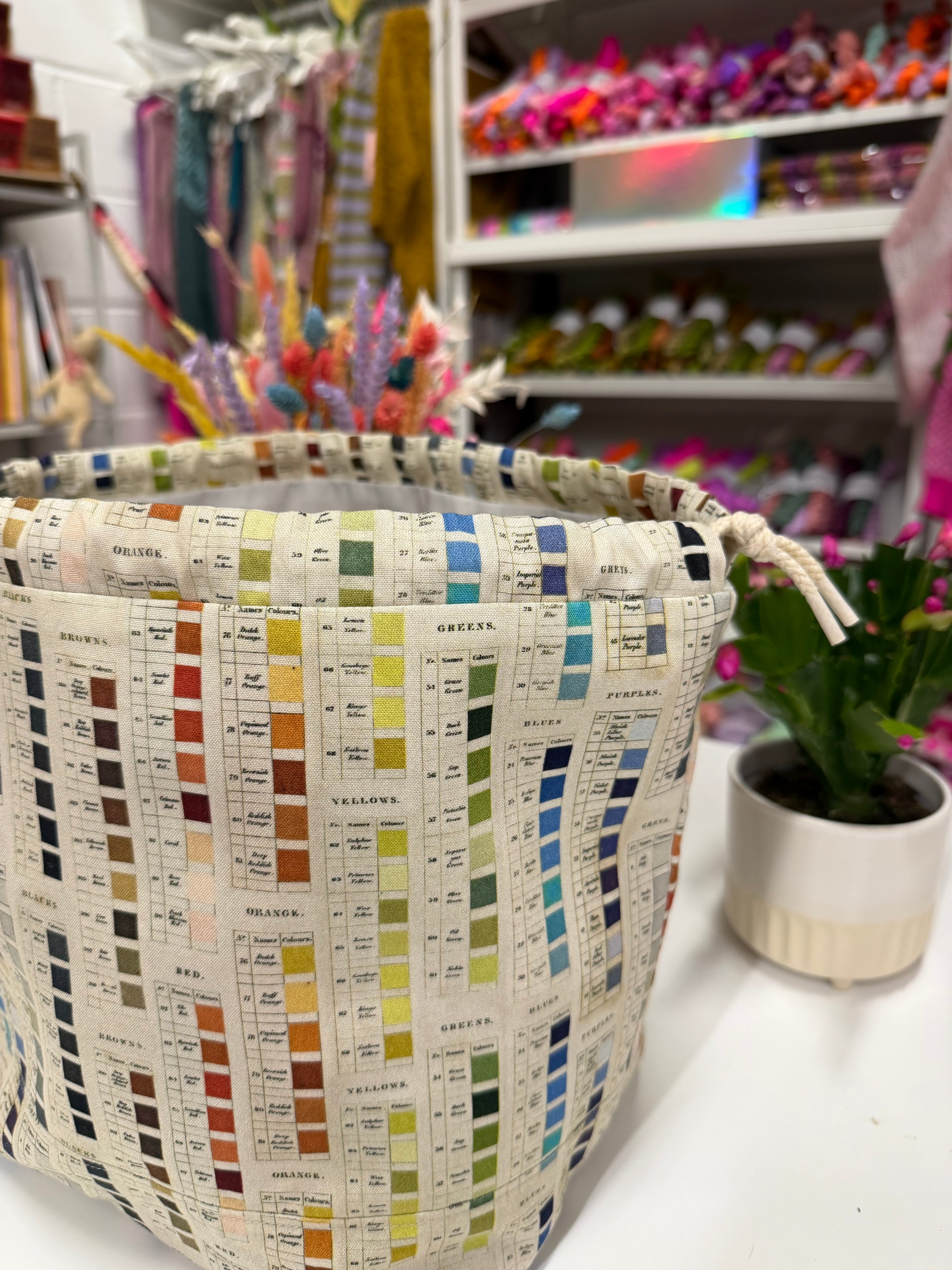 READY TO SHIP -  Project Bag Style 01 - Colour Chart