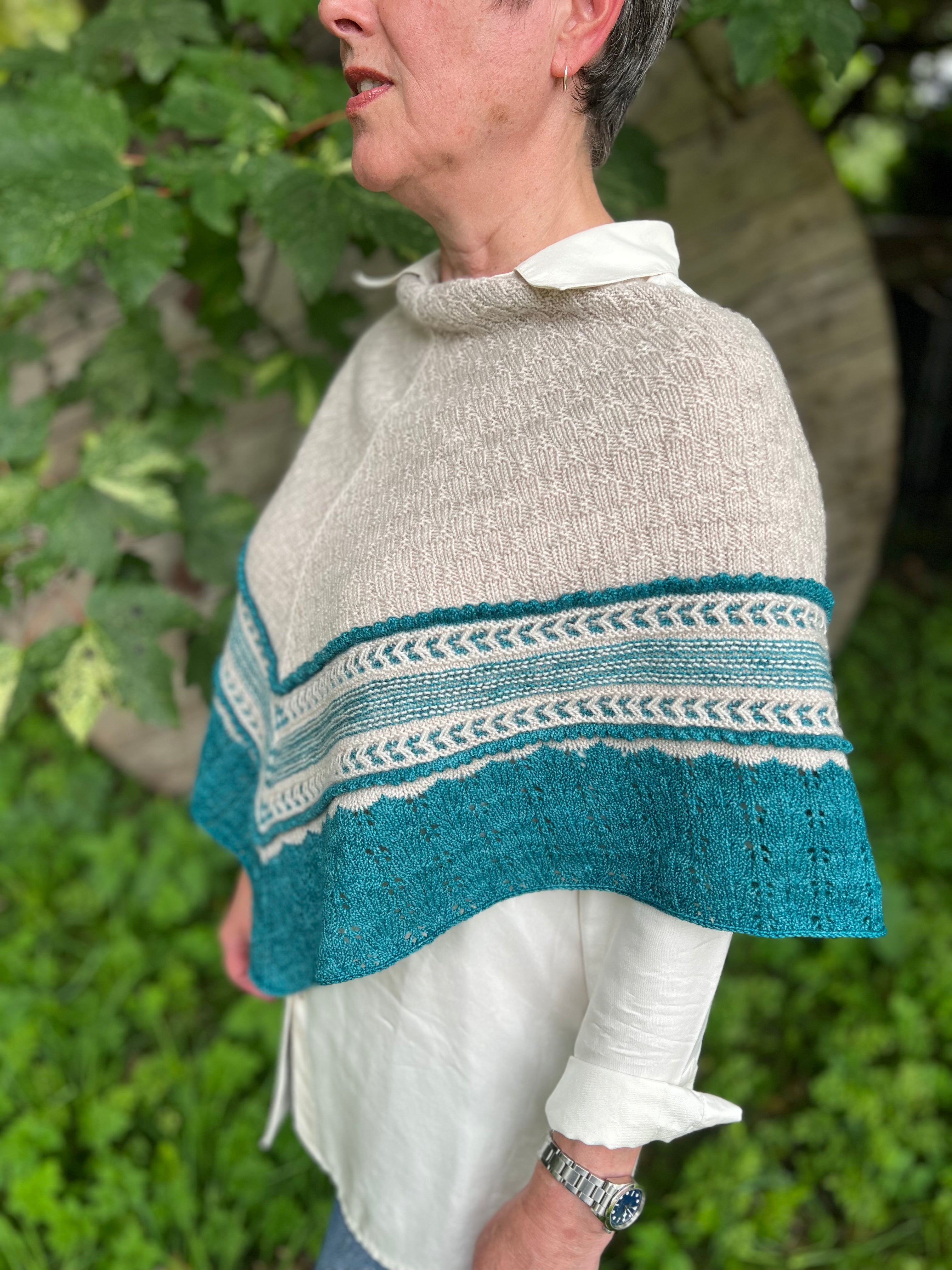 Salvia Sollys Shawl kit by Twinset & Purl