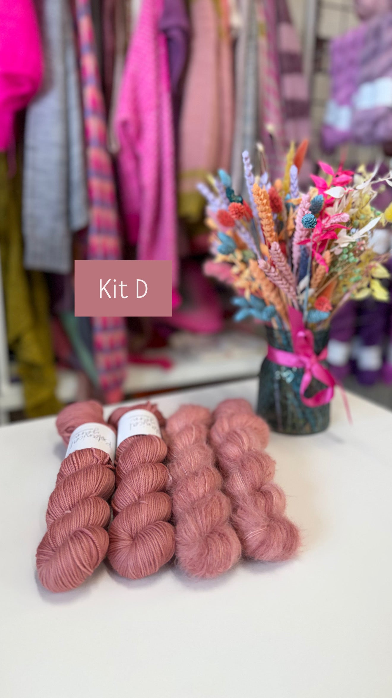 Poppy Pullover Kit by Andrea Mowry (Mohair & 4ply)