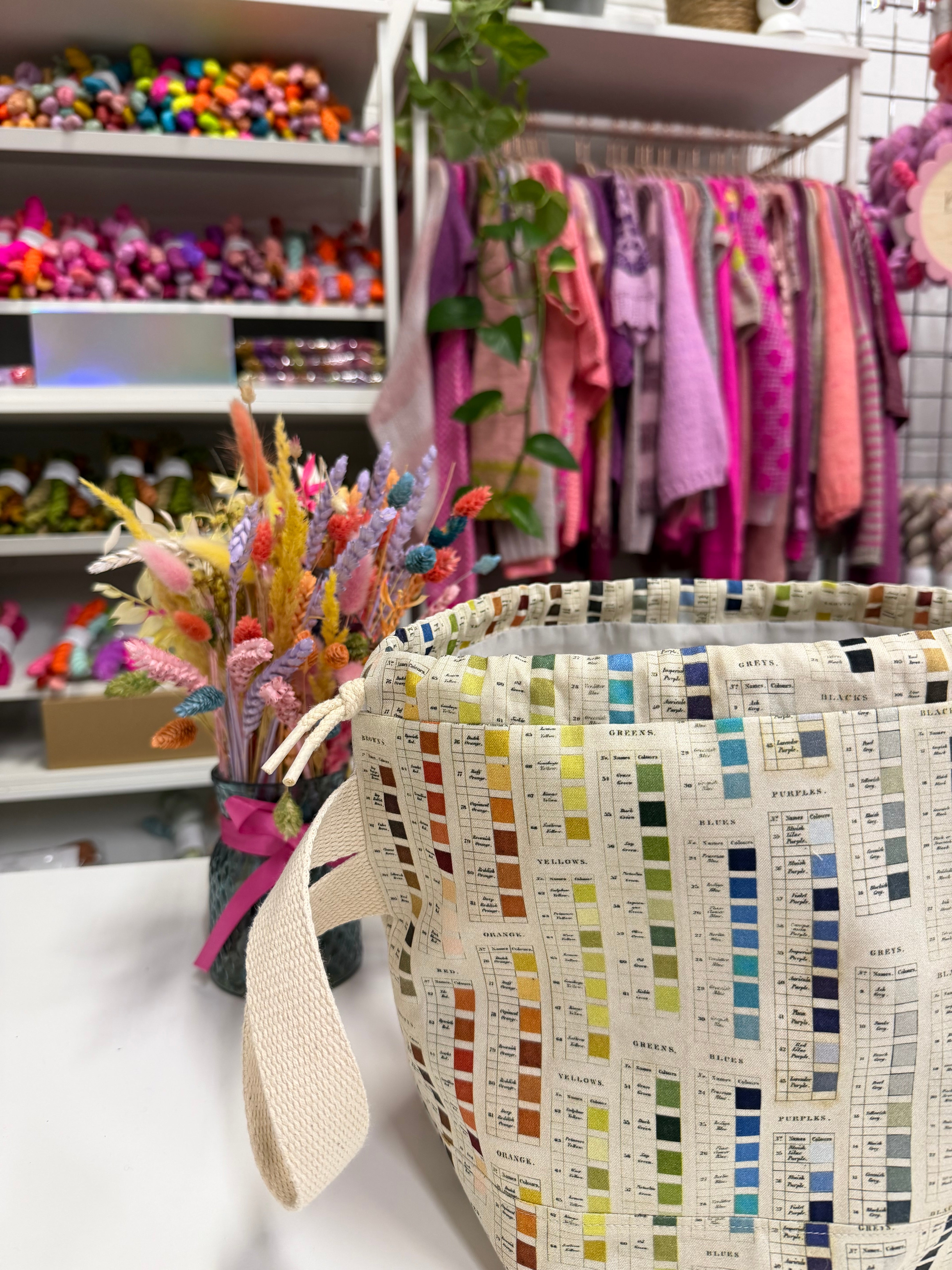 READY TO SHIP -  Project Bag Style 01 - Colour Chart