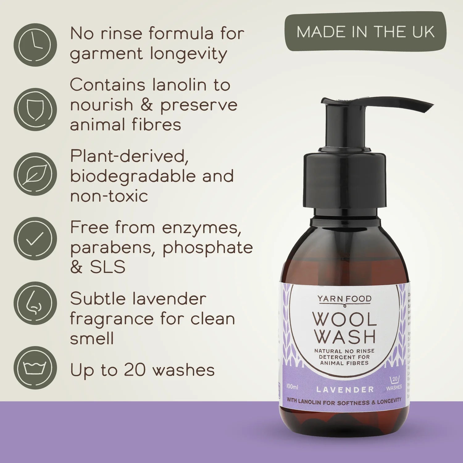 Yarn Food - Wool Wash Mini - 100ML