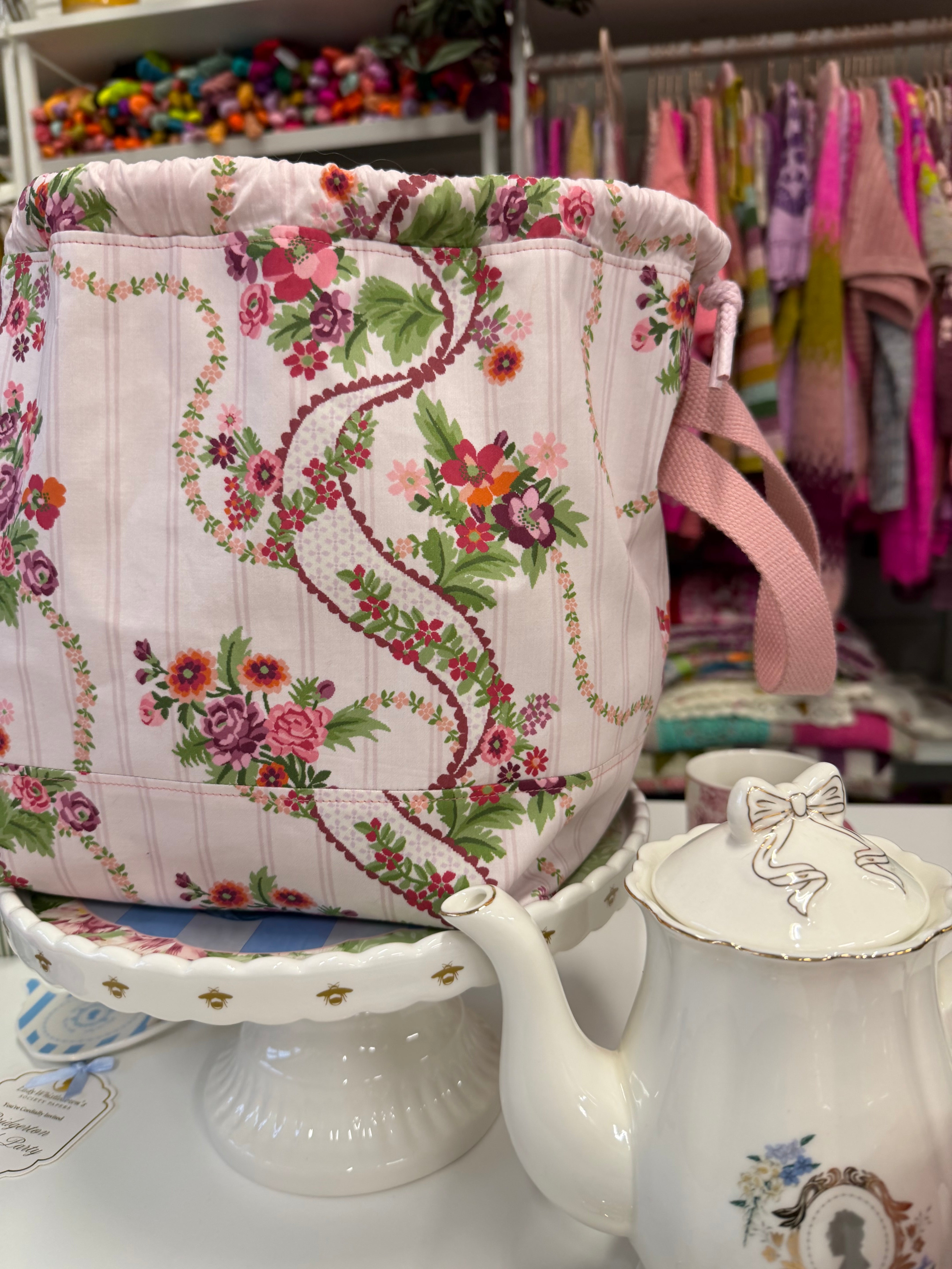 Made to order - Project Bag Style 01 - Liberty London Bridgerton Rose