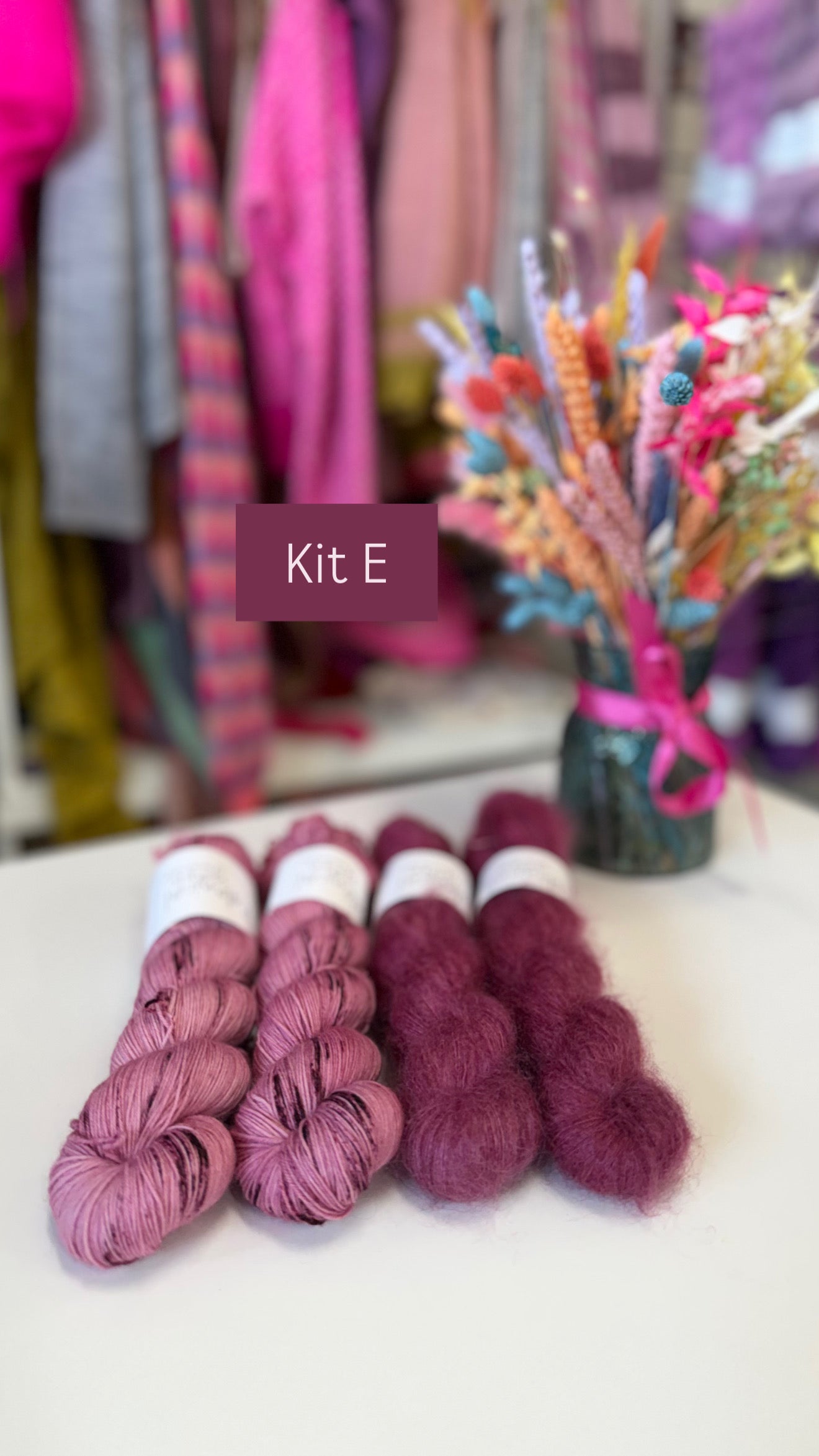 Poppy Pullover Kit by Andrea Mowry (Mohair & 4ply)