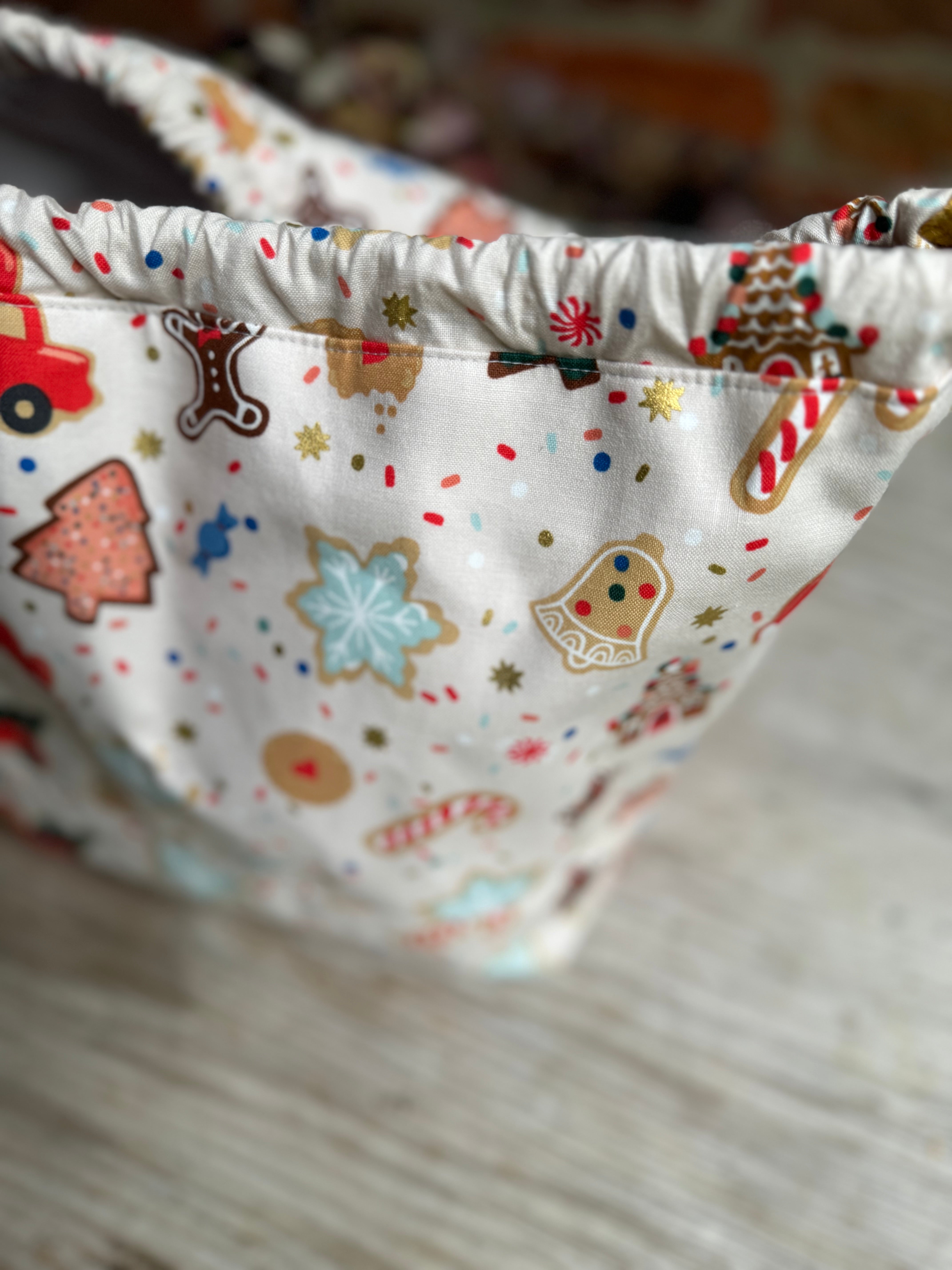 Made to order - Project Bag Style 01 - Festive Cookies