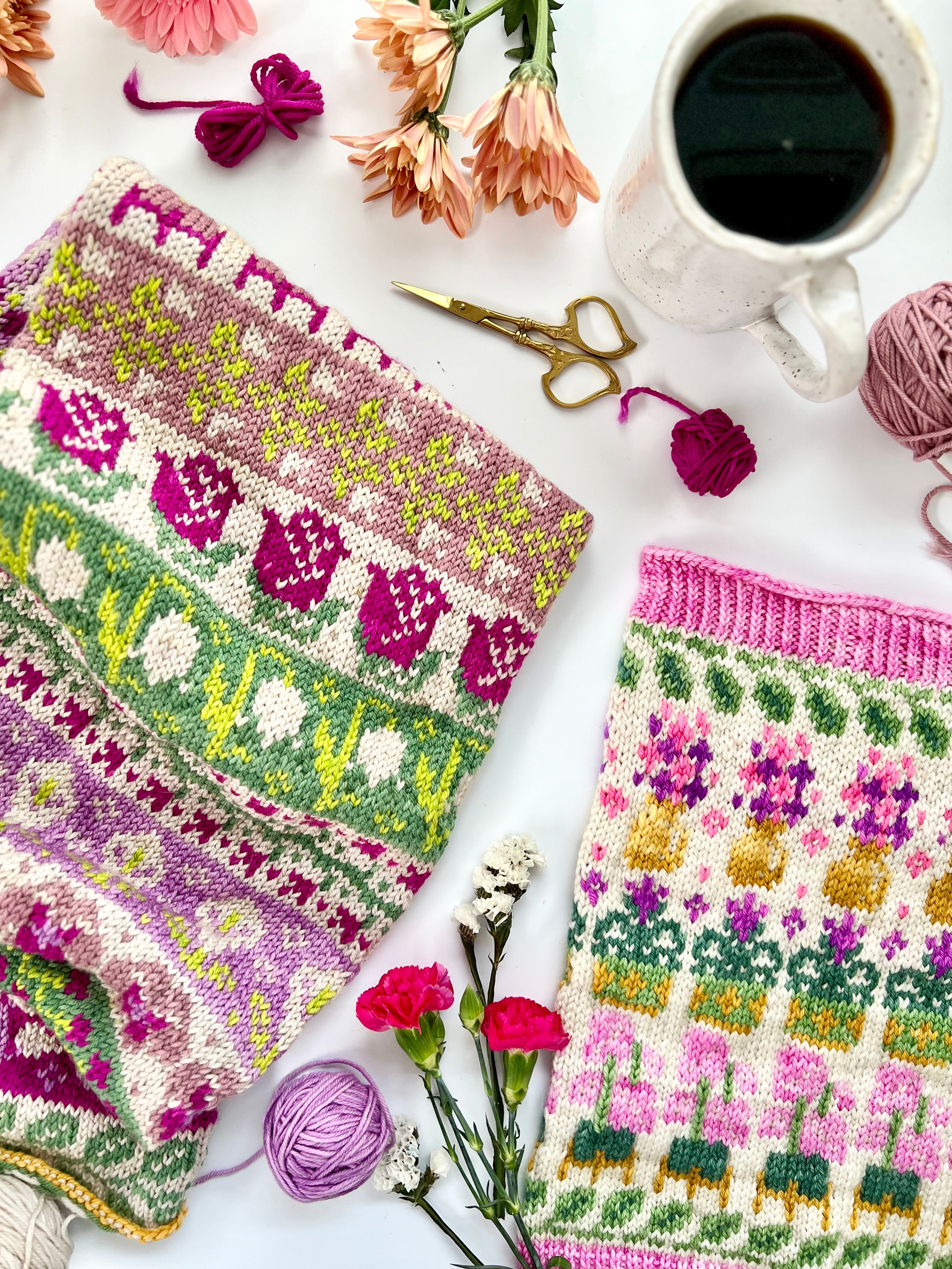 Botanical Doodle Deck by Pacific Knit Co