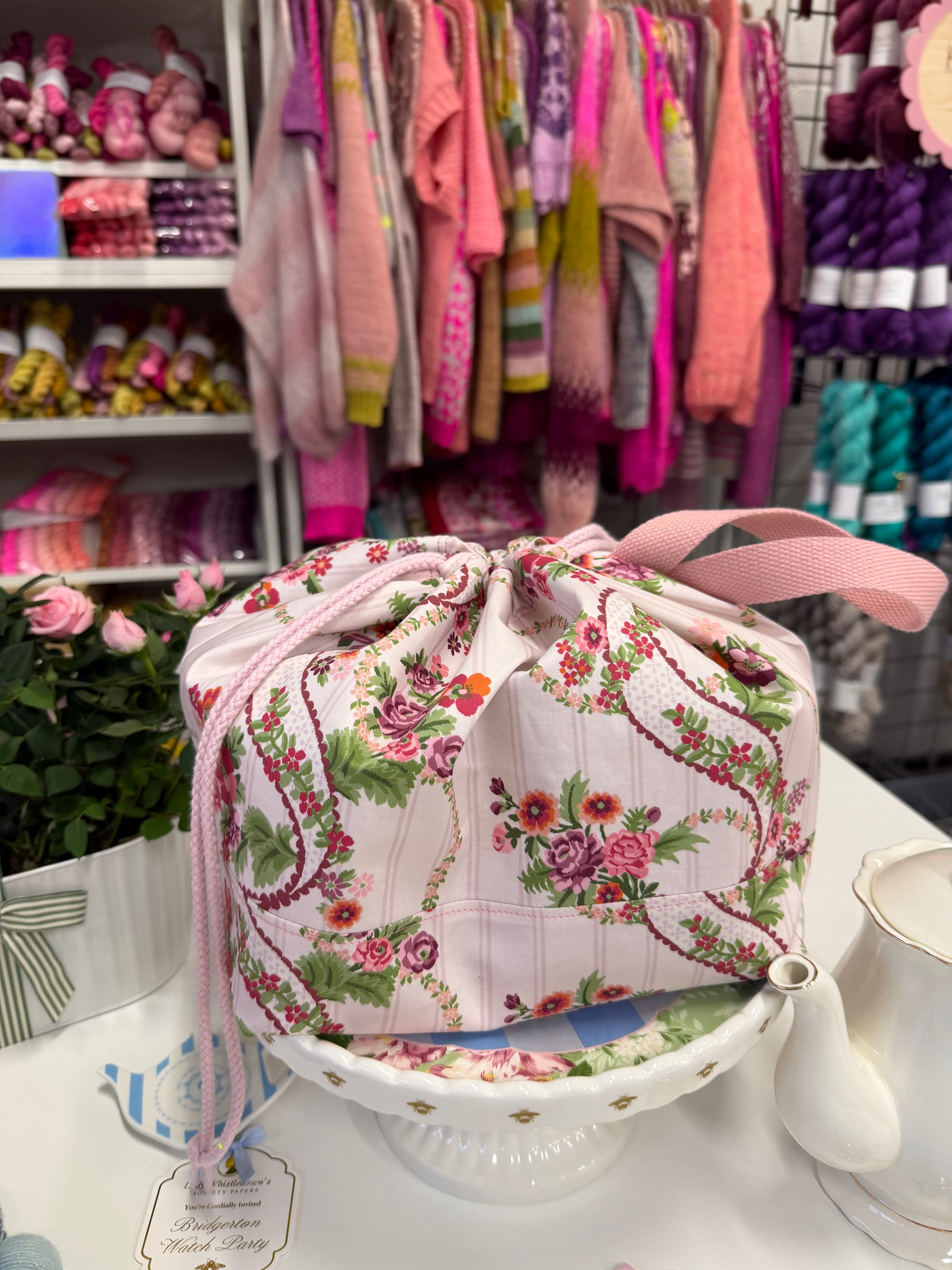 Made to order - Project Bag Style 01 - Liberty London Bridgerton Rose