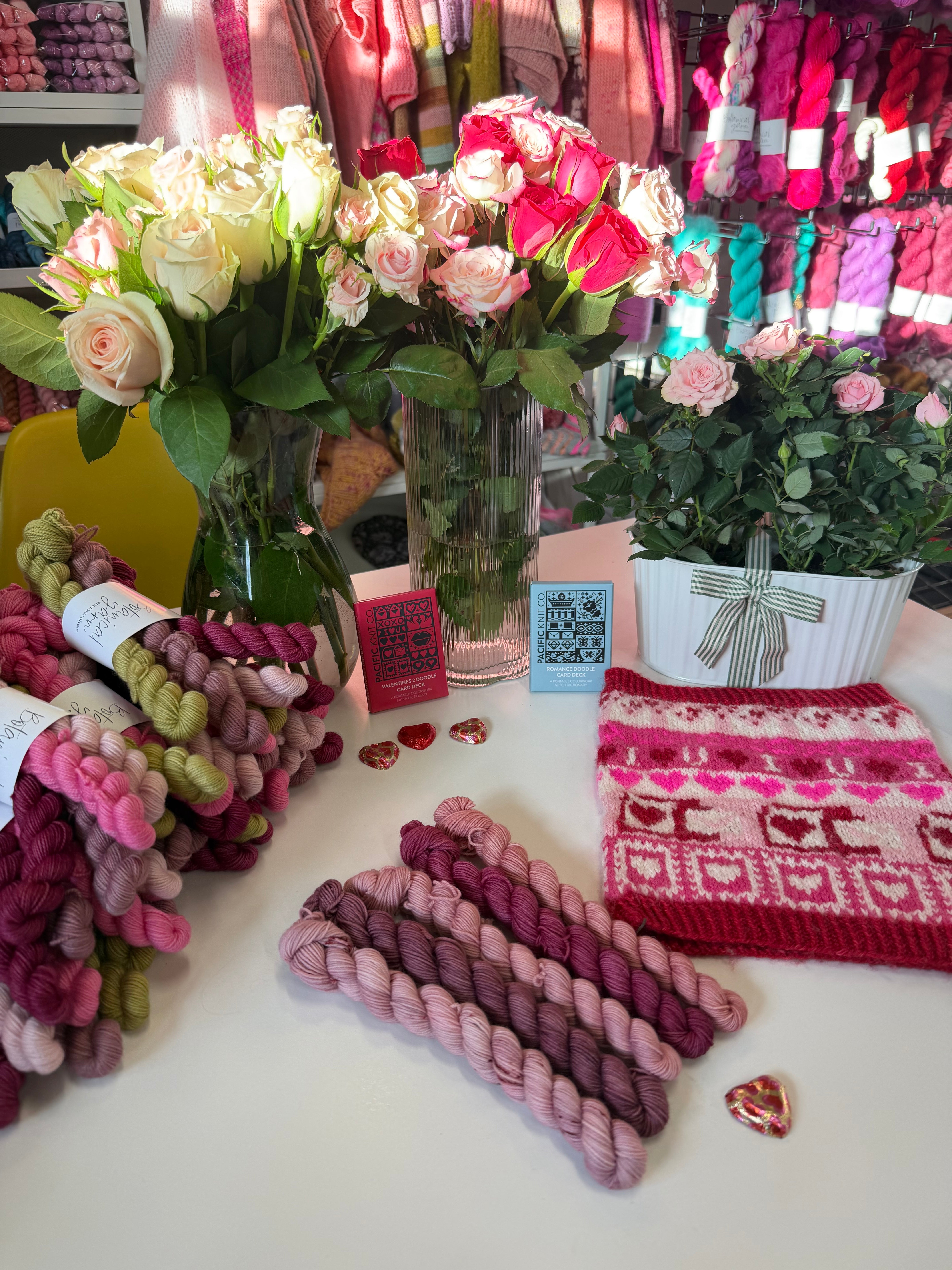 Heritage Valentine mini skein set