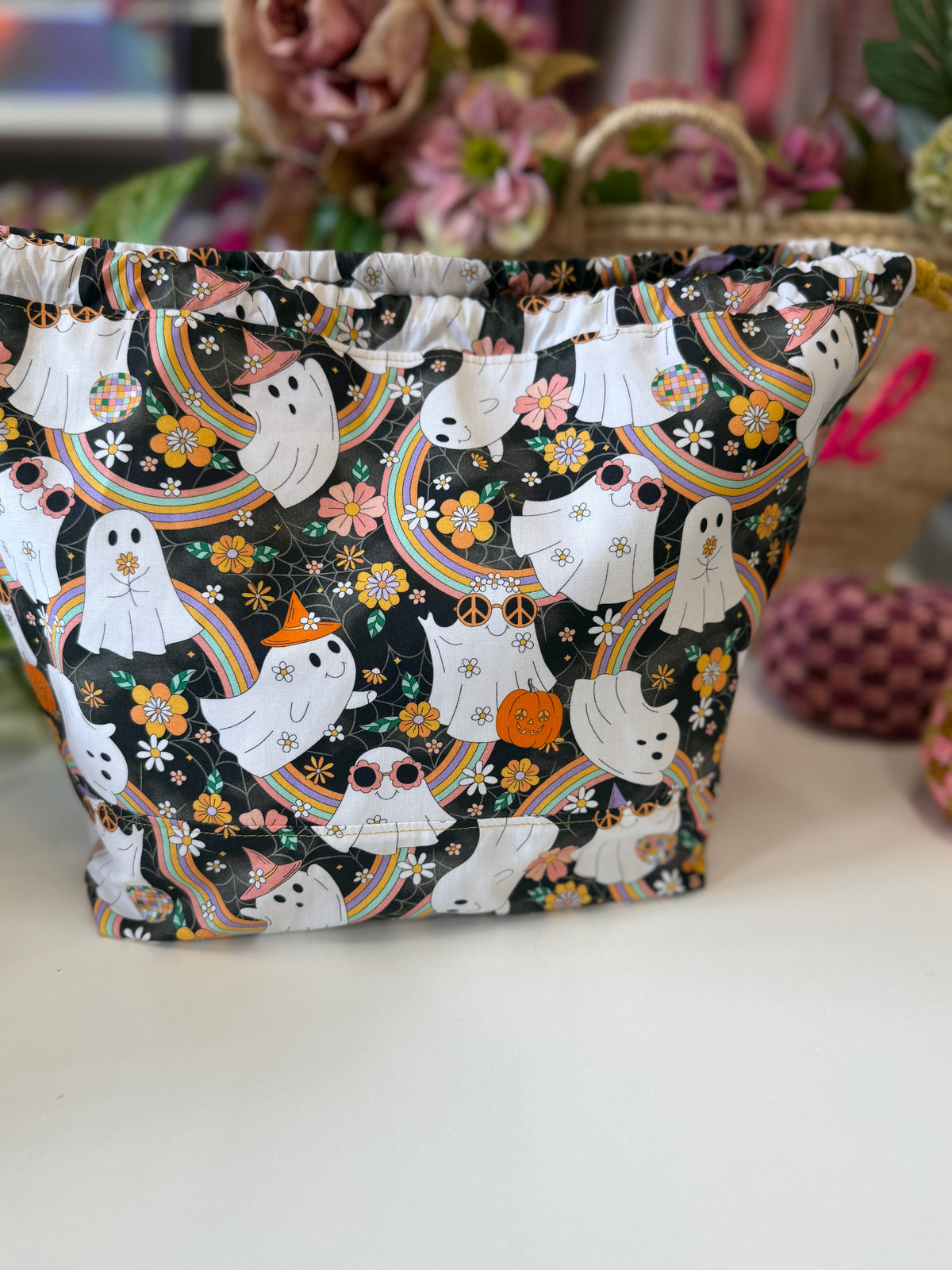 Made to order - Halloween Ghosts  - Project Bag Style 01
