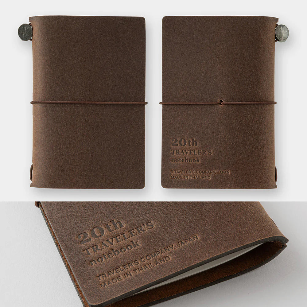PREORDER - TRAVELER'S Notebook 20th Anniversary Set Brown