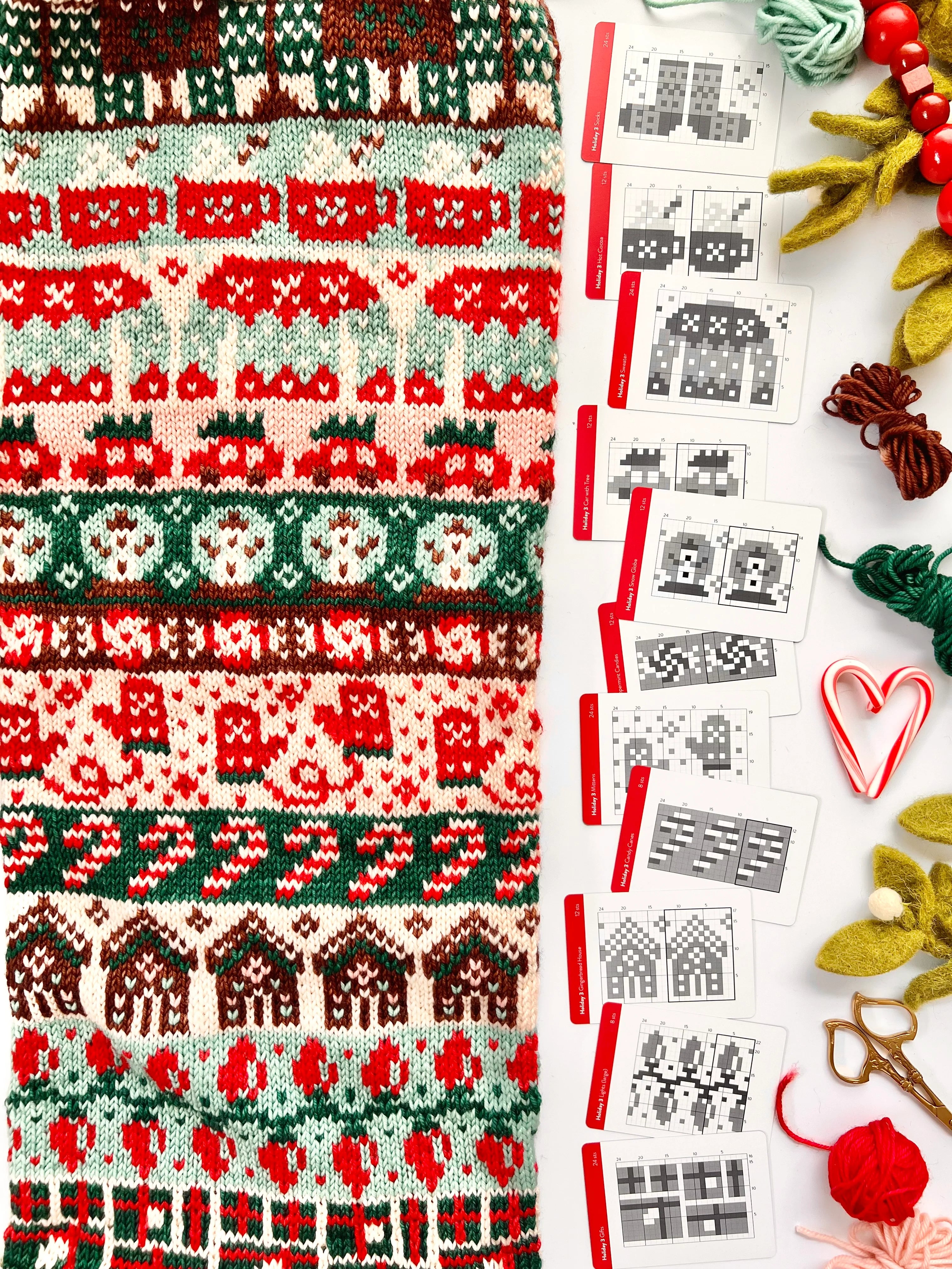 Holiday Doodle 3 Doodle Deck by Pacific Knit Co