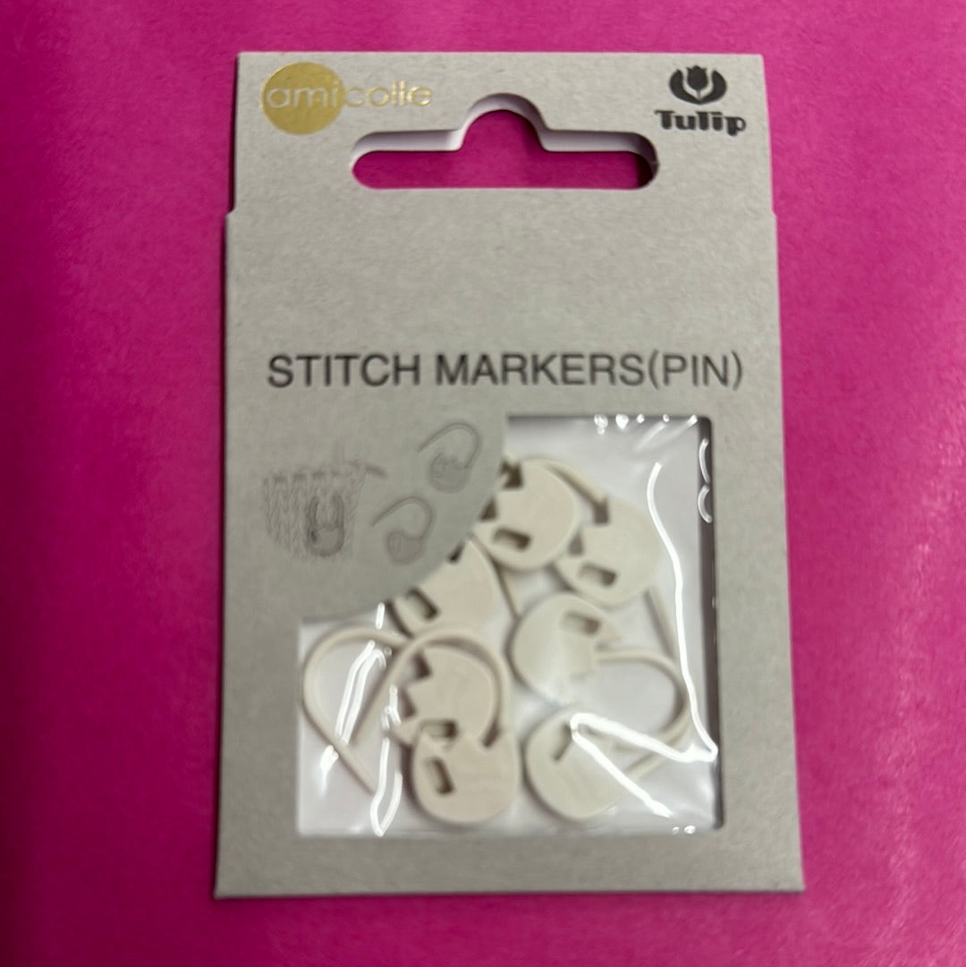 Tulip stitch markers pin