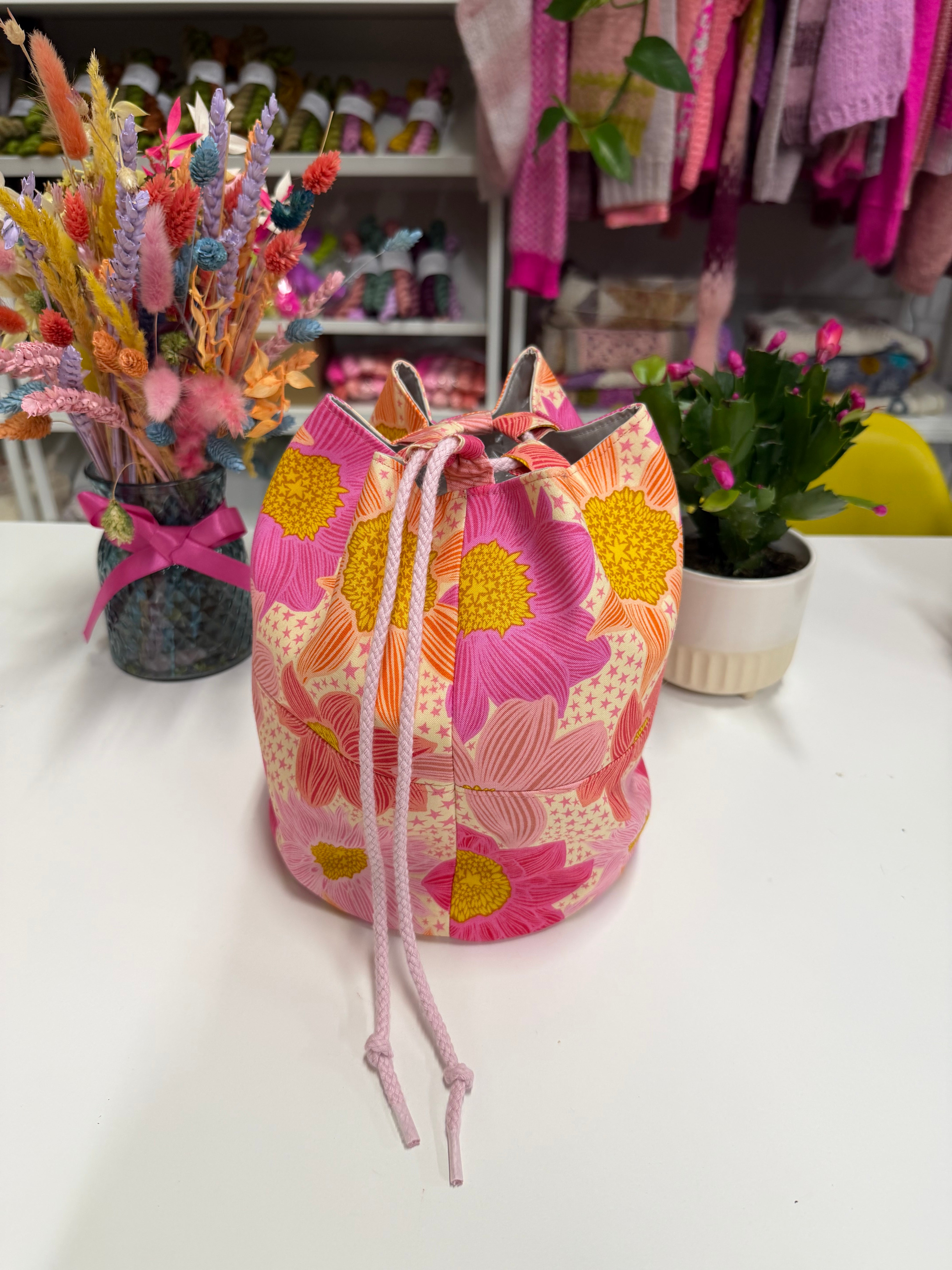 Made to order - Project Bag Style 05 -Zinnia Stars