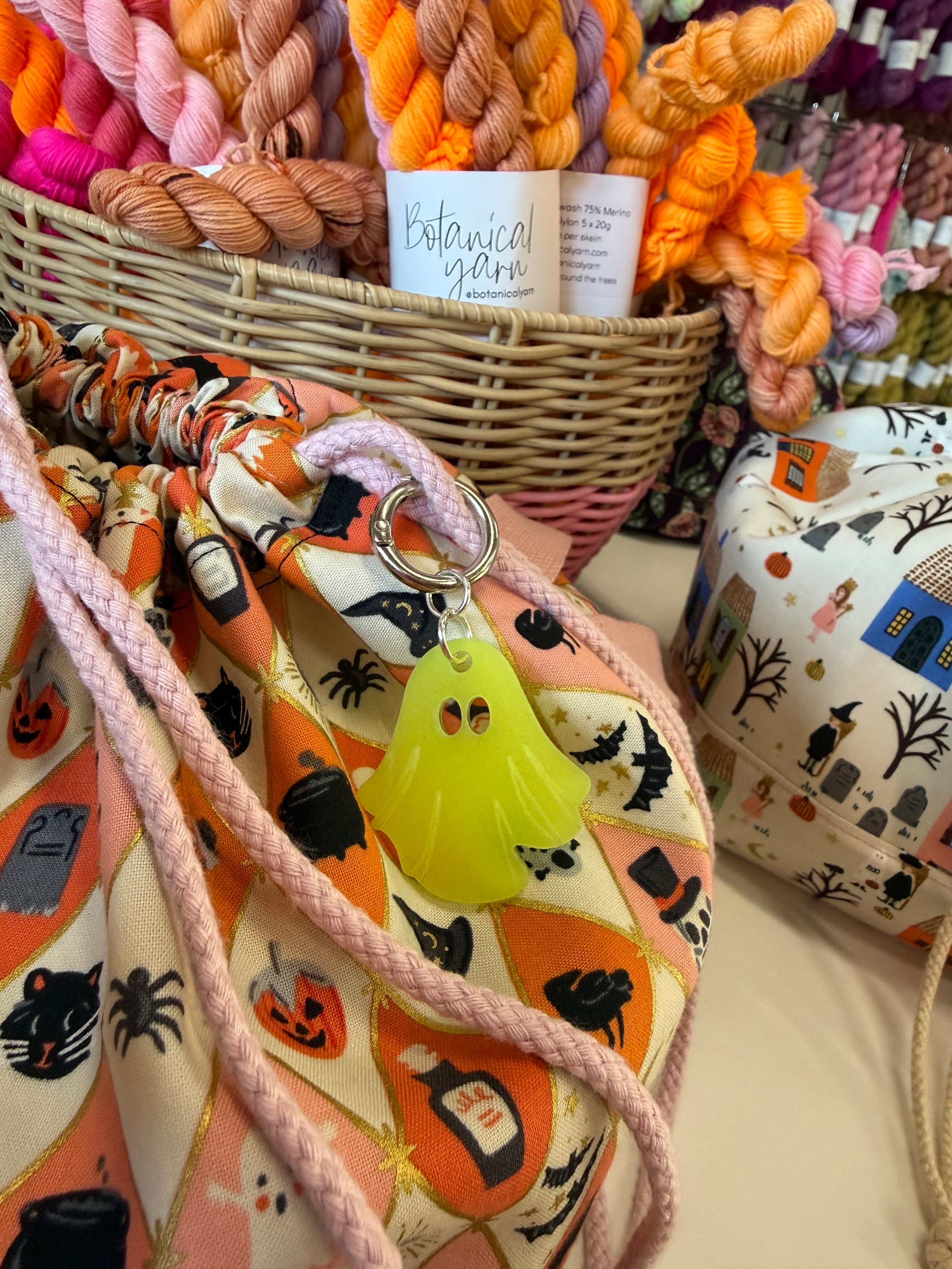 Halloween Glow in the dark bag charm