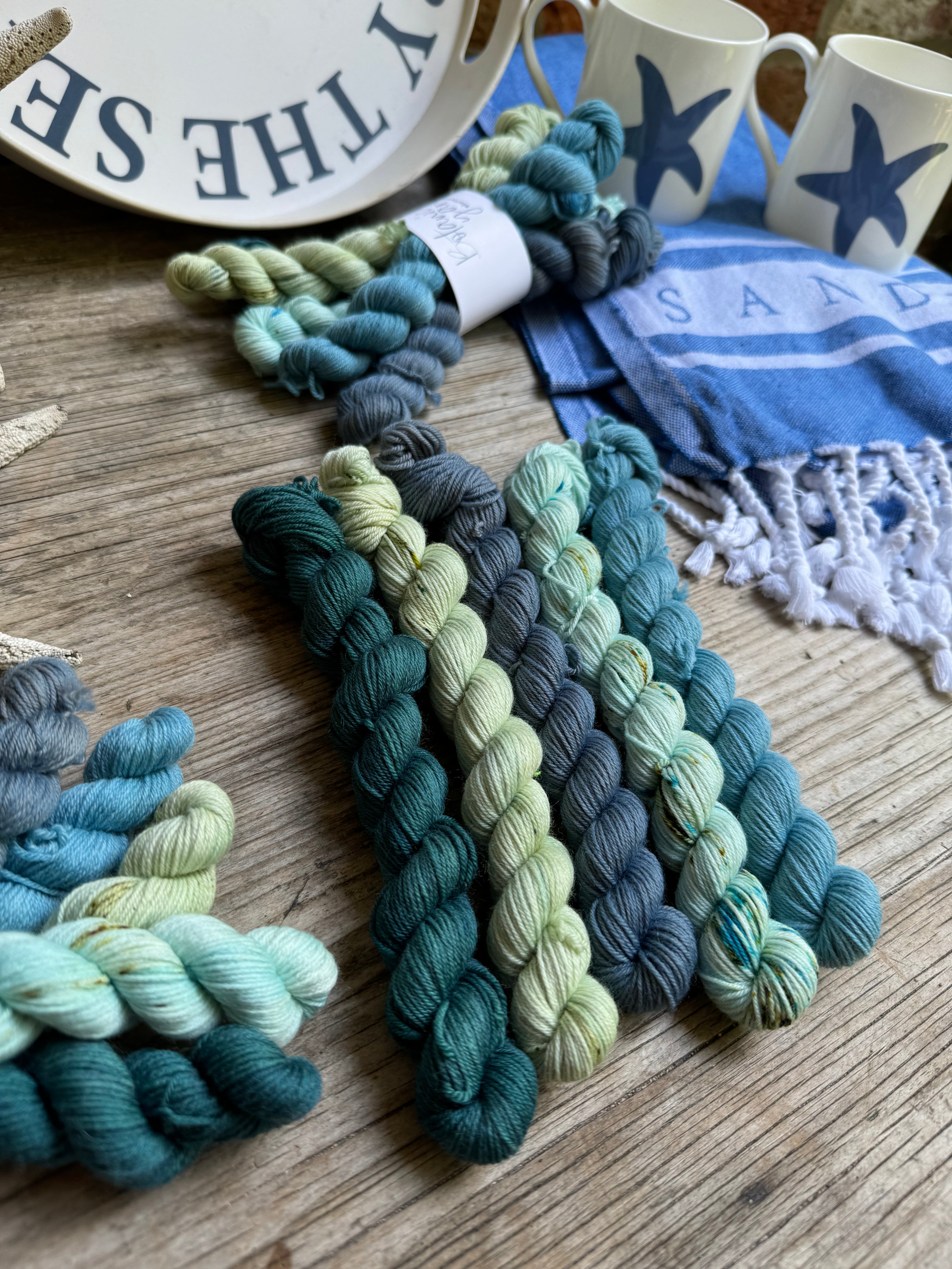 Dyed to order - Yorkshire Coast Collection Mini Skein Set