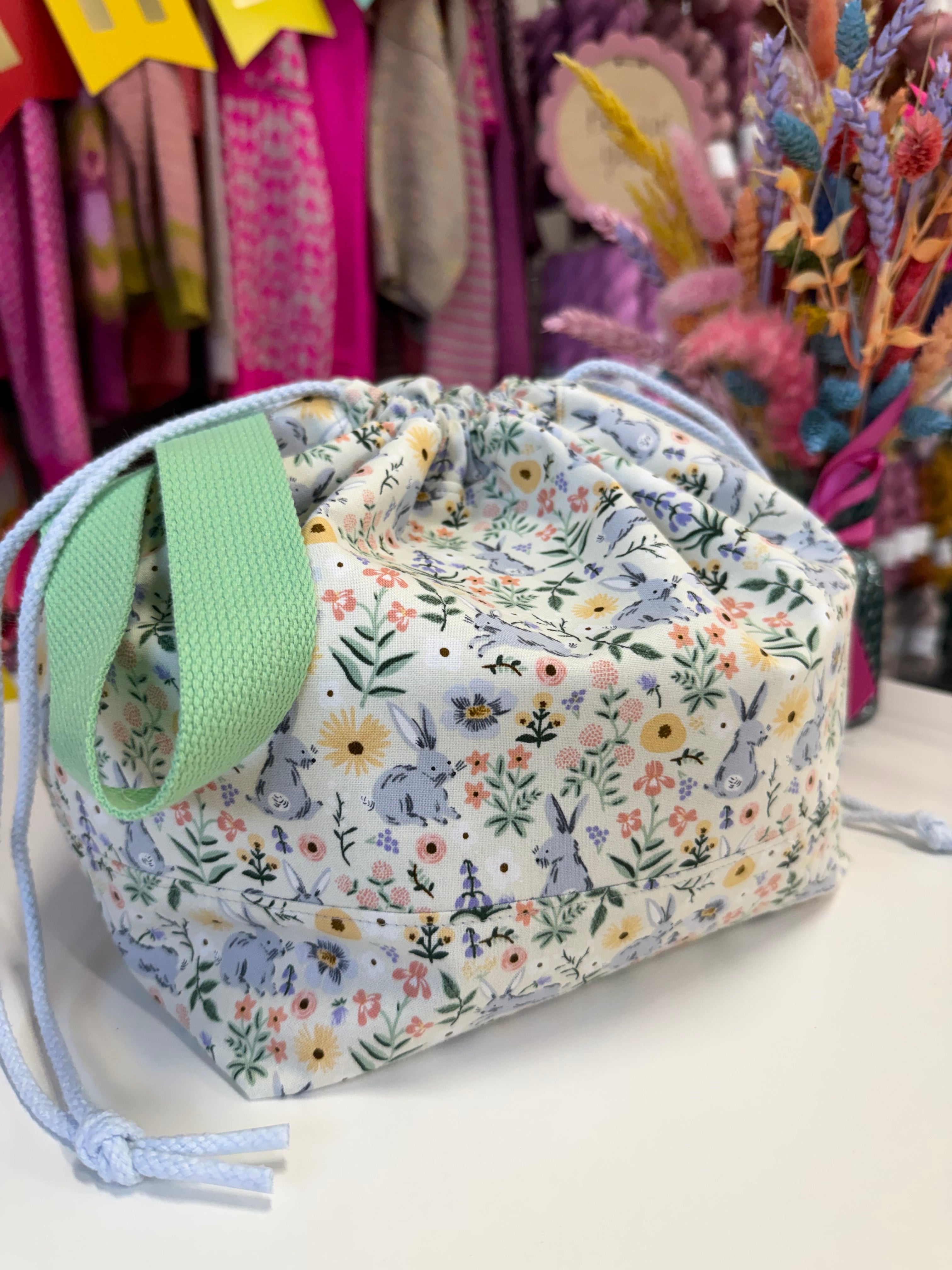 READY TO SHIP  - Project Bag Style 01 - Easter Bunnies