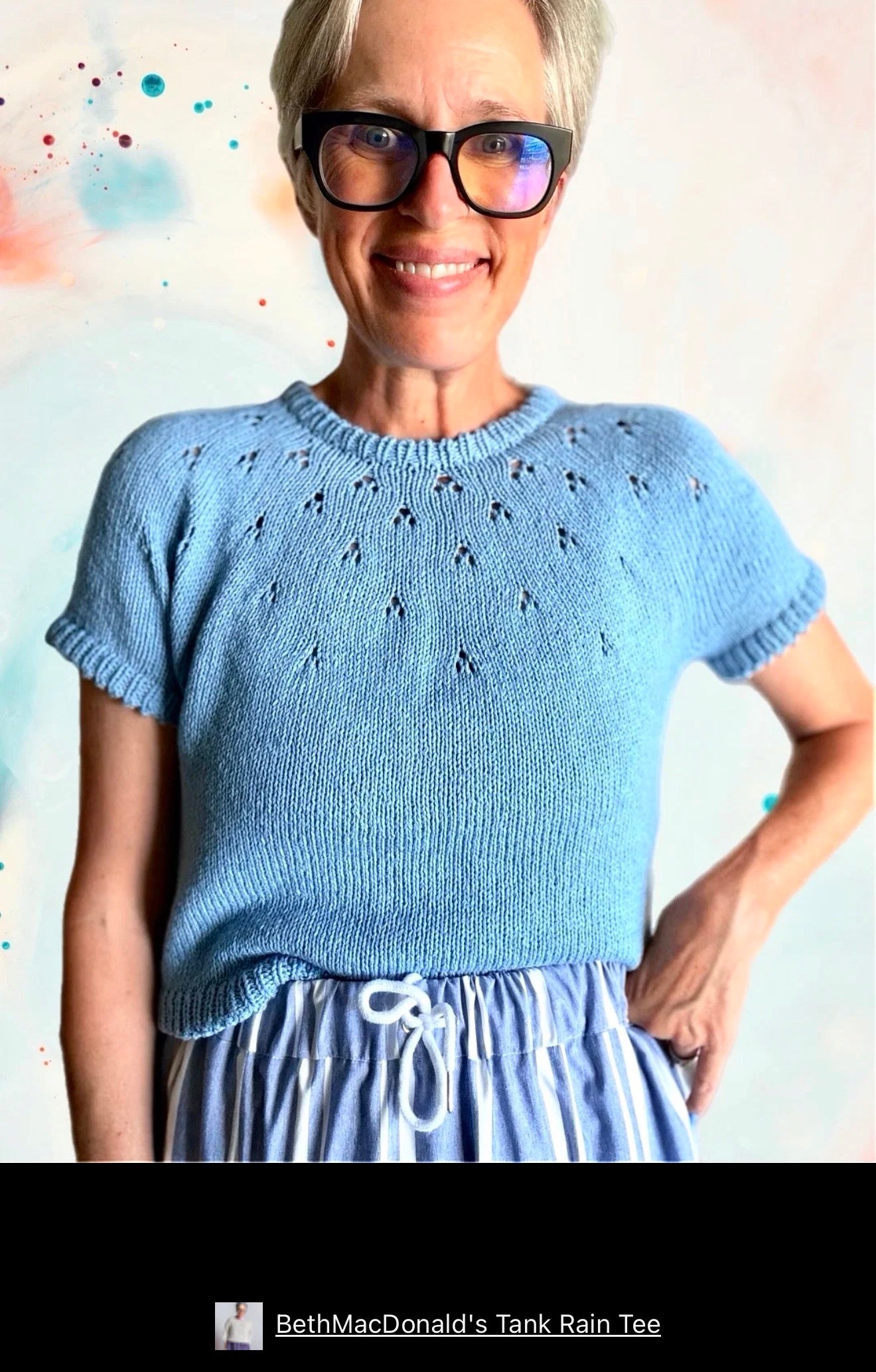 Tank Rain Tee Kit by Beth MacDonald Stone