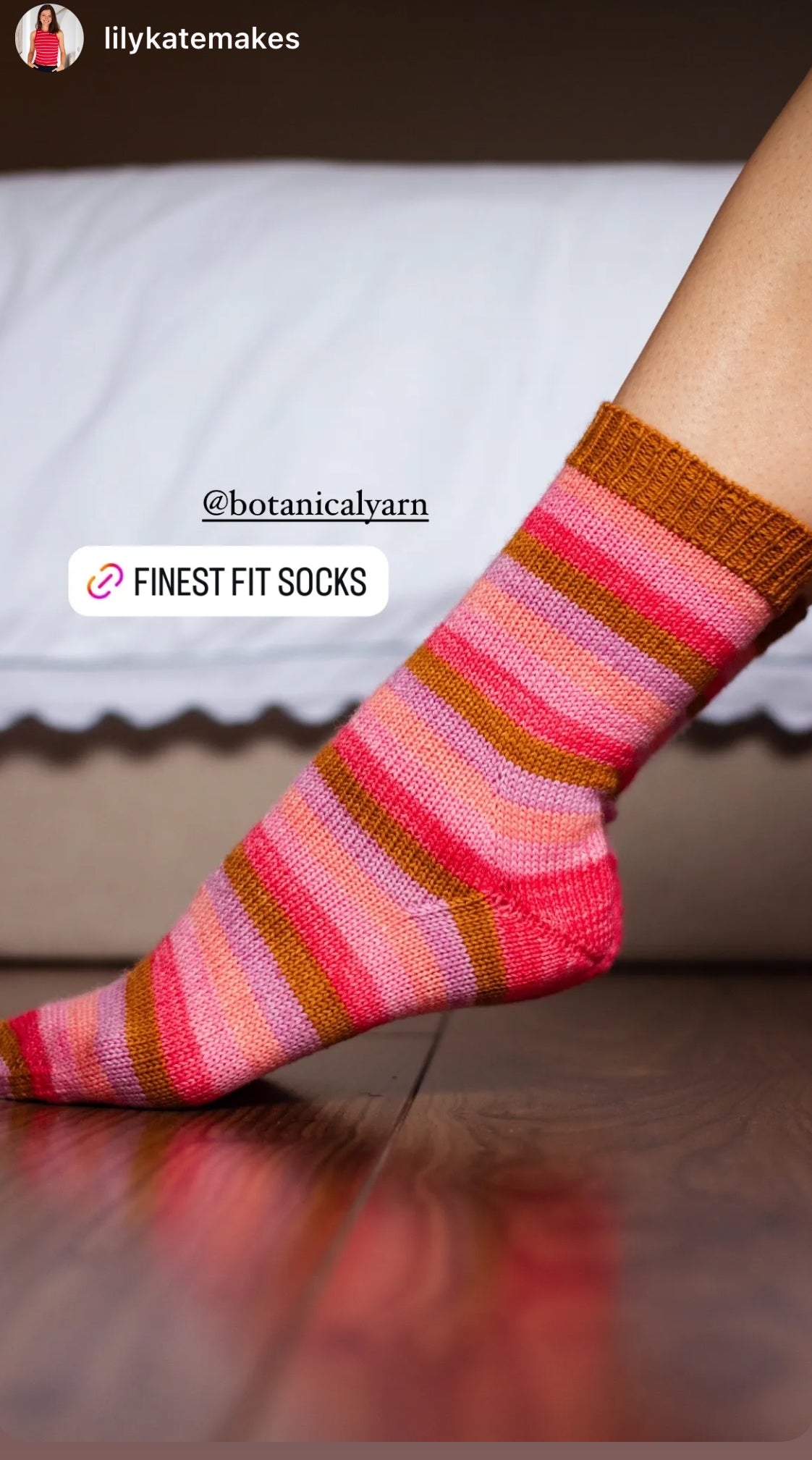 Dyed to order - Finest Fit socks by Lily Kate Makes Mini Skein Set