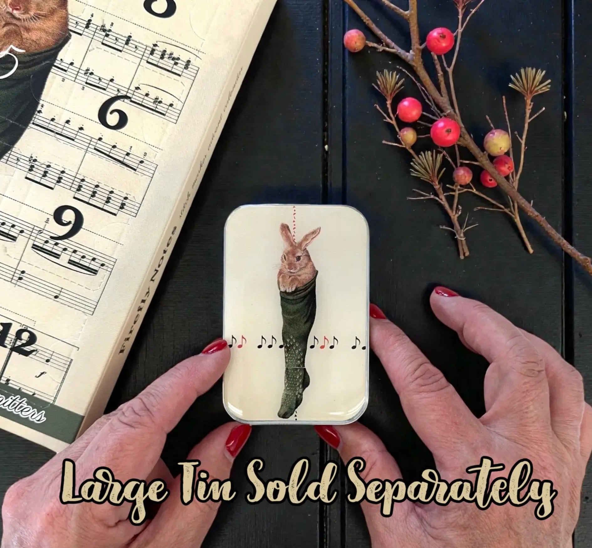 Firefly Notes 2026 KNITTING Advent Stitch marker tin