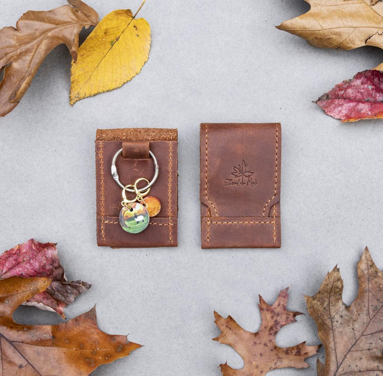 PREORDER - Thread & Maple - Leather Magnetic Matchlet