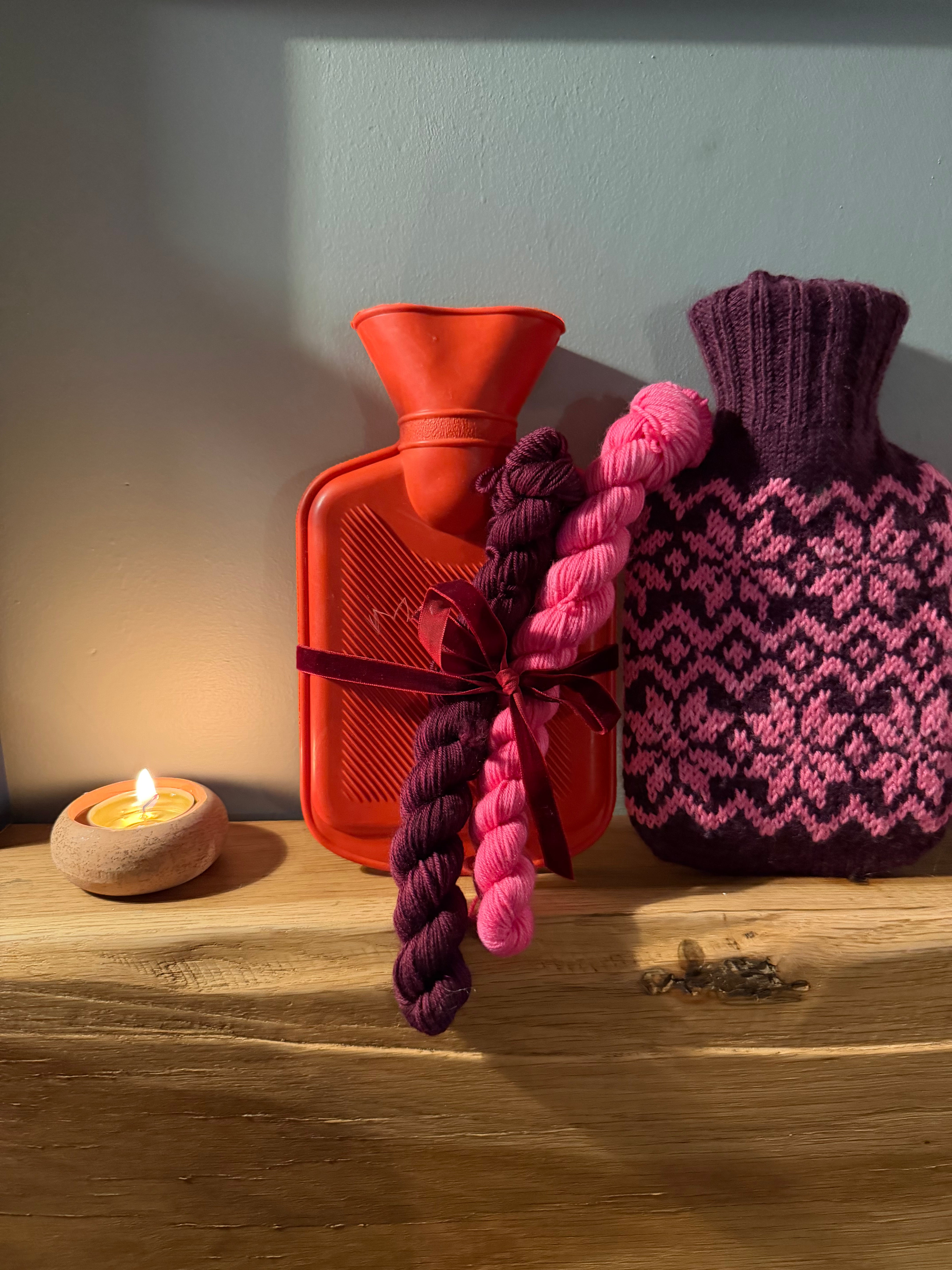 Winter Warmer Hot Water Bottle Cover Kit
