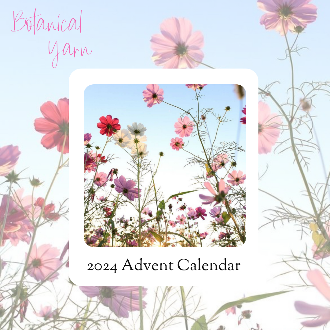 Preorder 2024 Botanical yarn Advent Calendar Wildflower Meadow