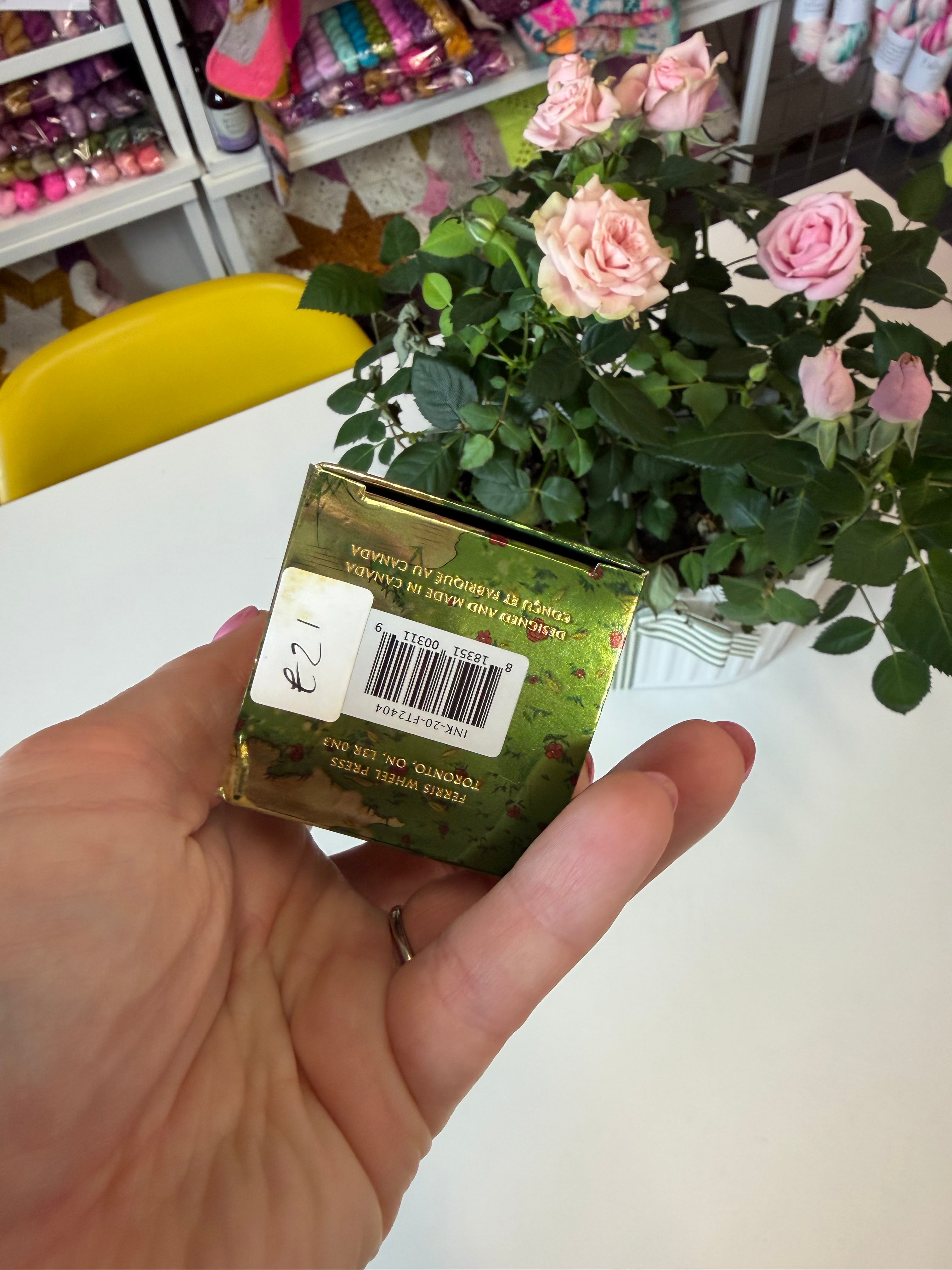 Ferris wheel press fountain pen ink Emerald Gardens