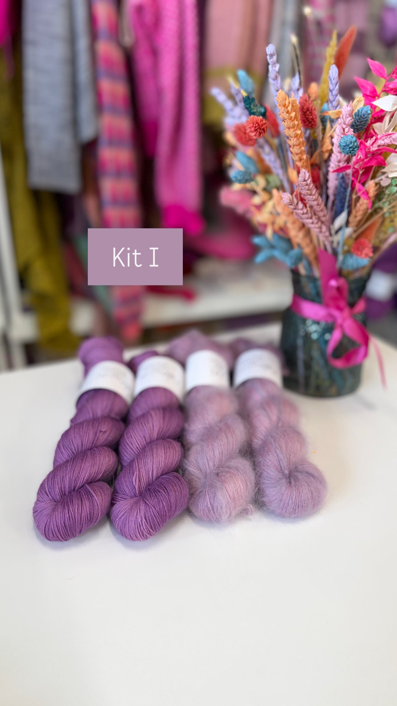 Poppy Pullover Kit by Andrea Mowry (Mohair & 4ply)