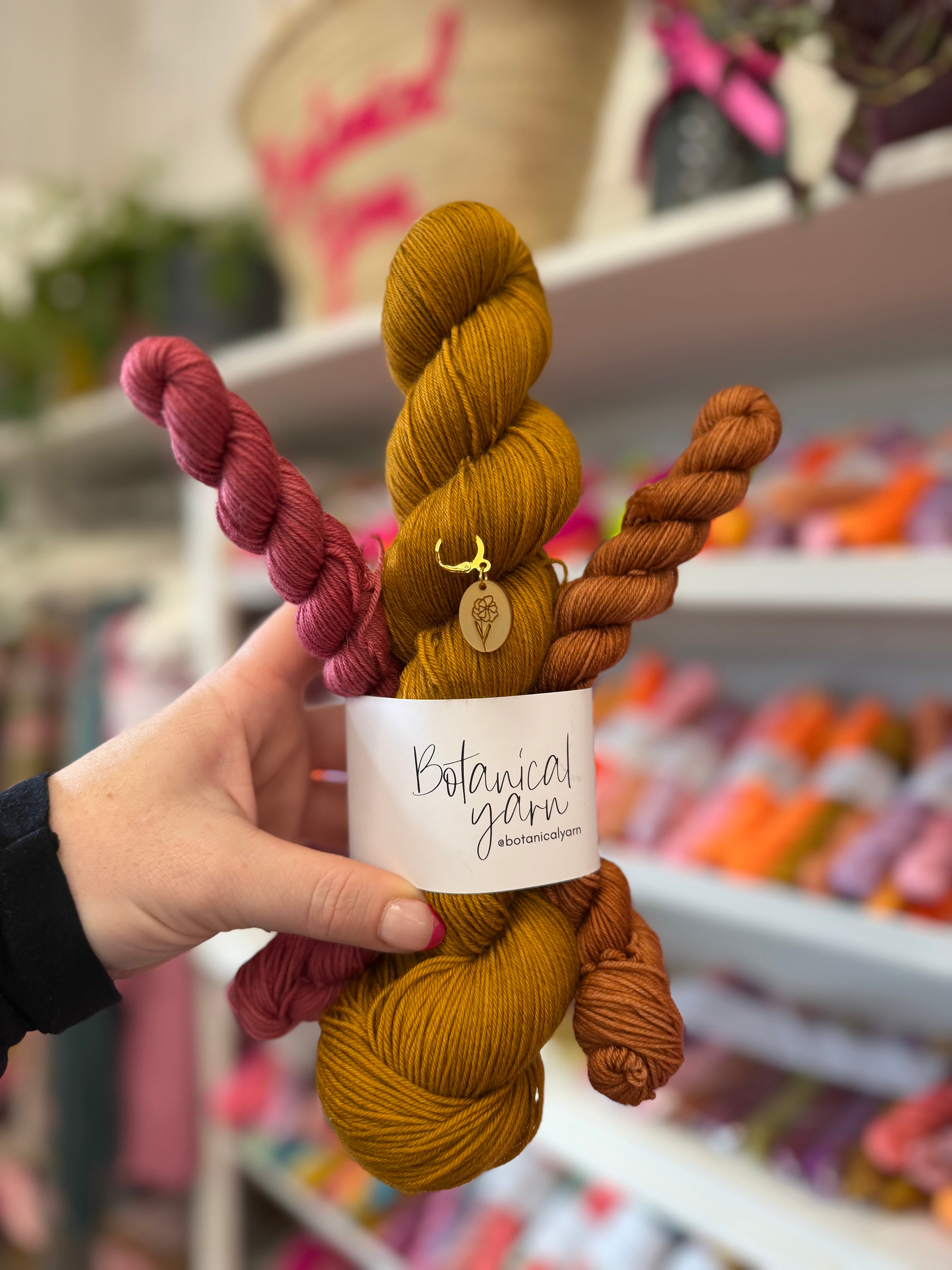 Ready to ship - A Woolen Affair - Pumpkin Spice  Sock Set