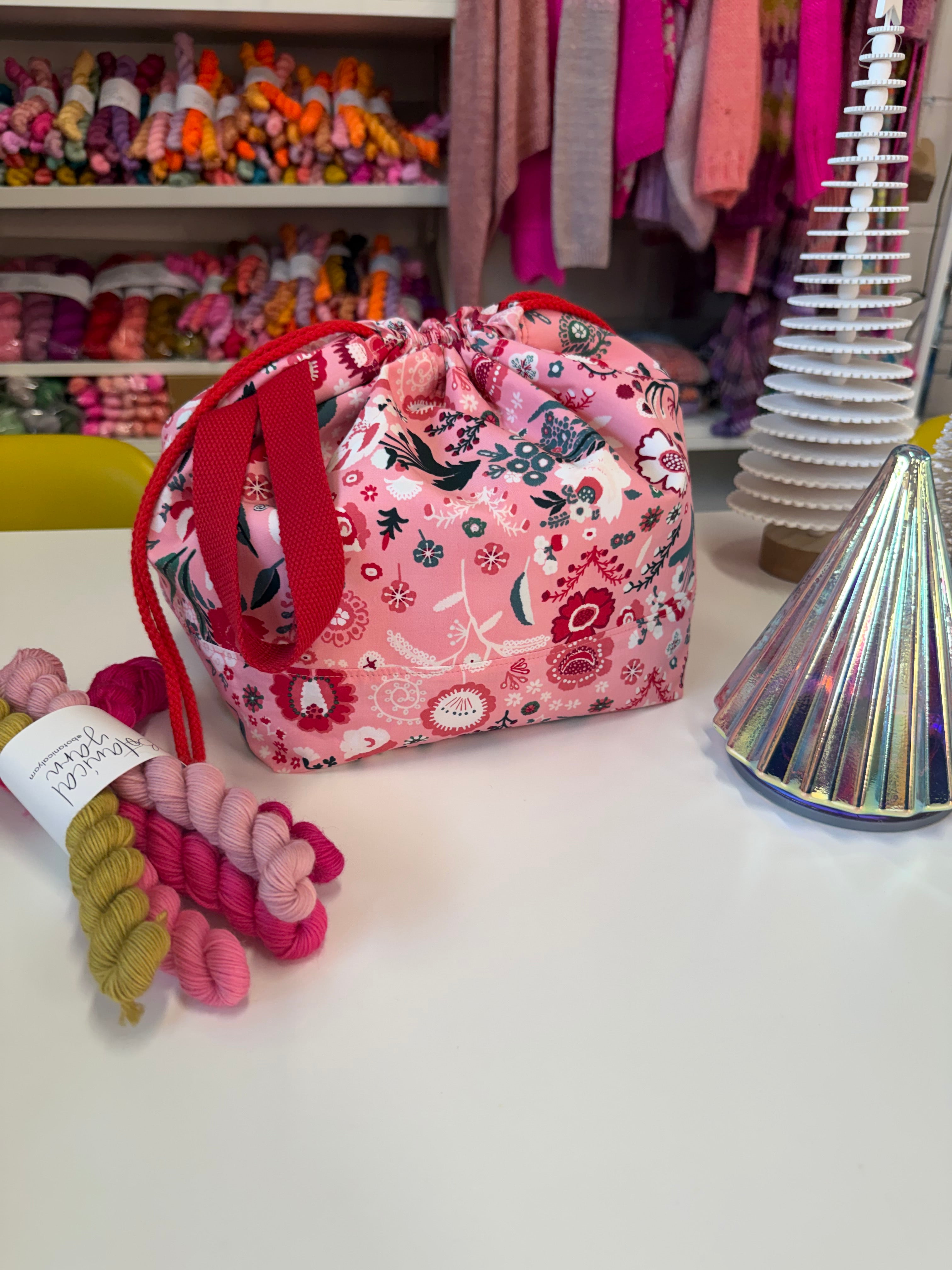 PREORDER - Project Bag Style 01 - Festive Floral